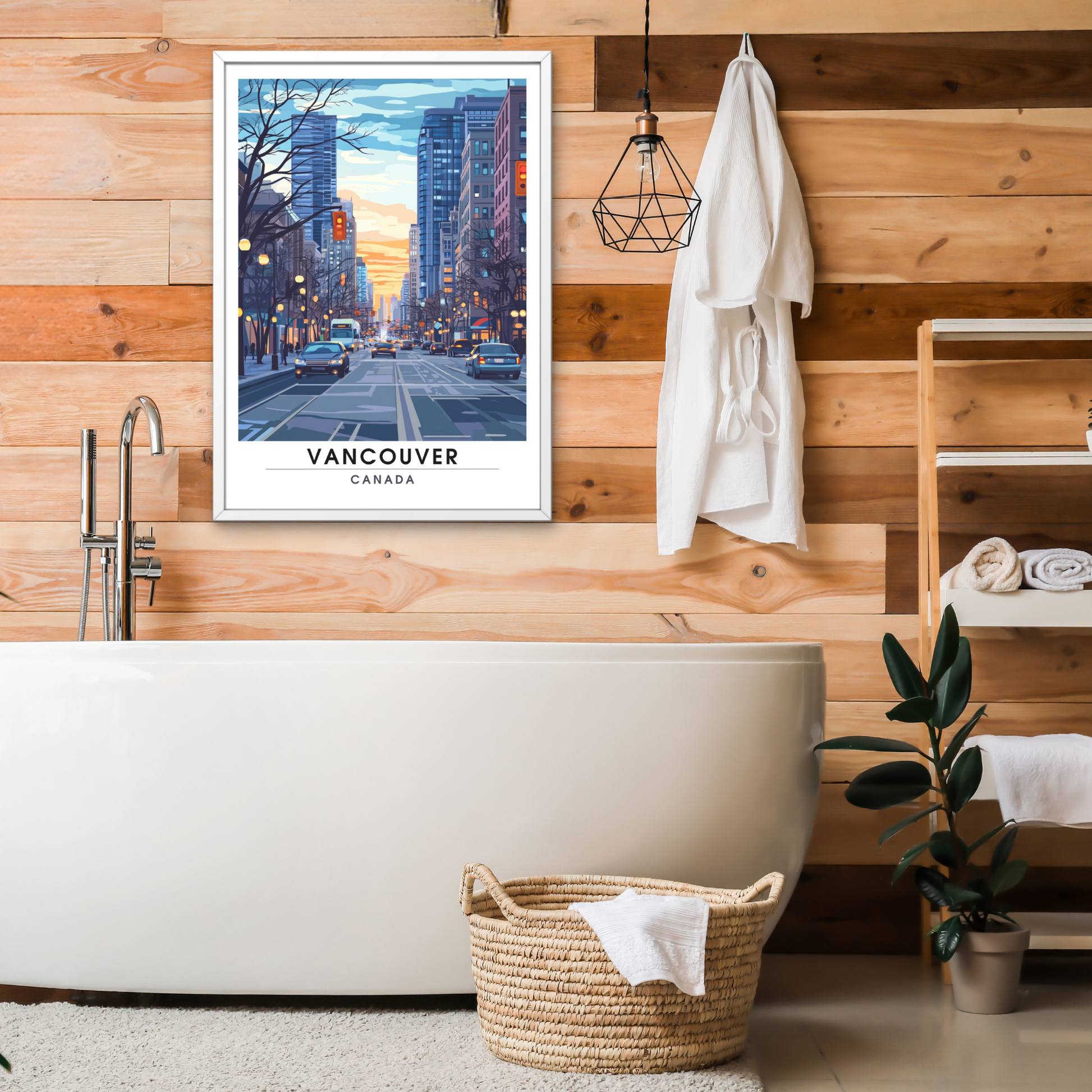 Affiche Vancouver | Poster décoratif Canada | Affiche Canada