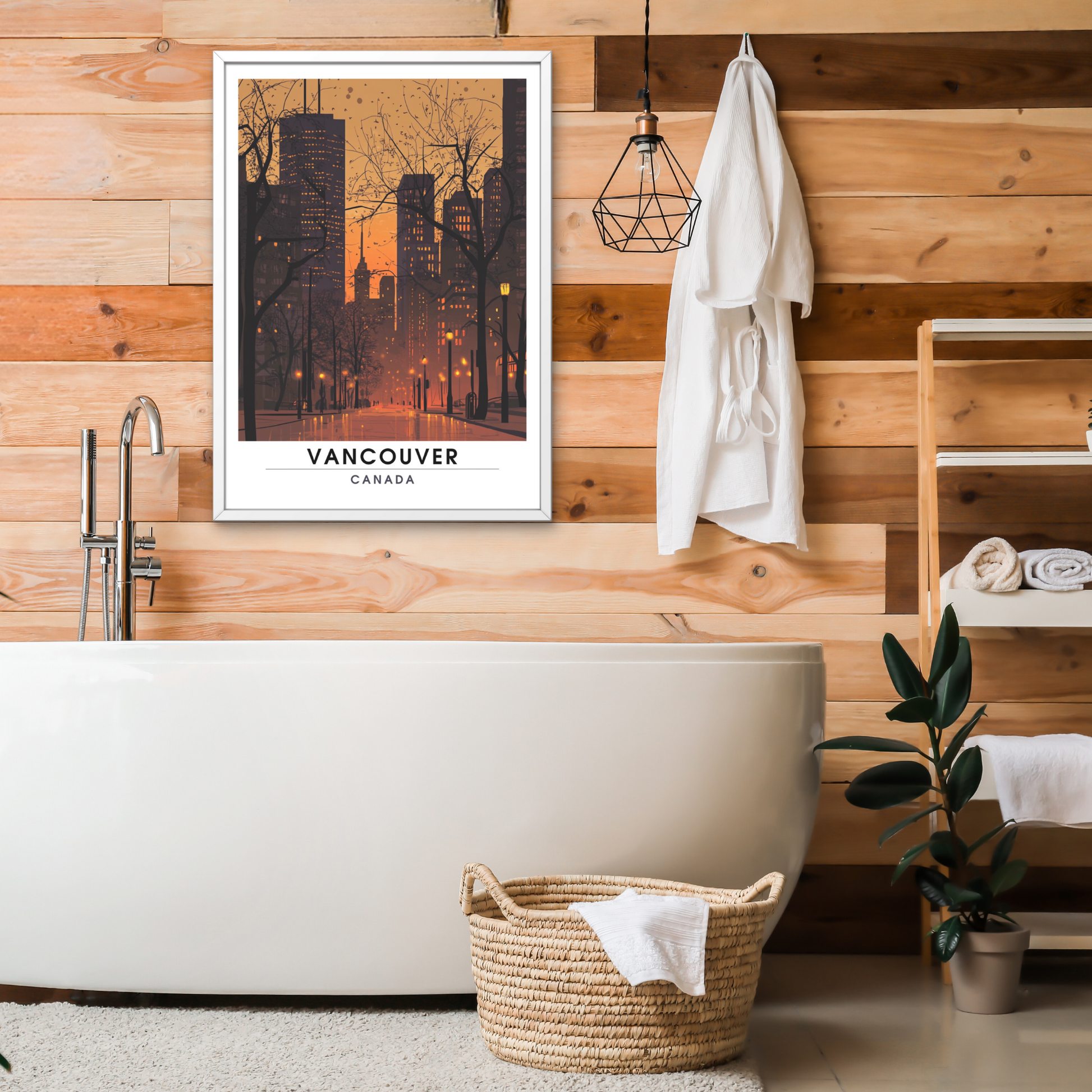 Affiche Vancouver | Impression de voyage Canada | Affiche Canada