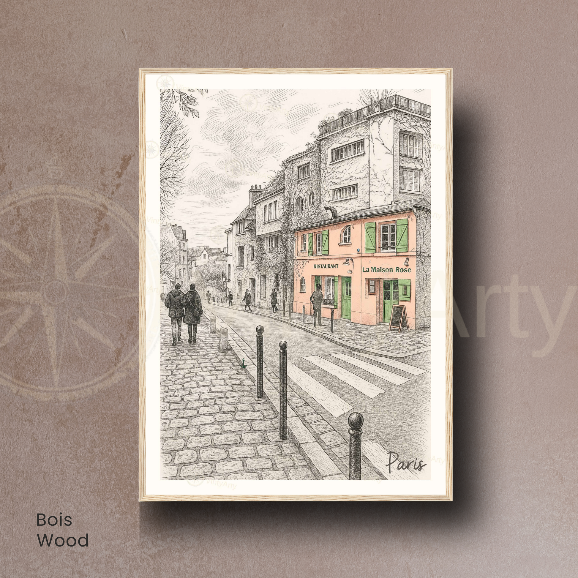 Affiche Paris | Impression déco Montmartre - Sacré Cœur | Affiche France