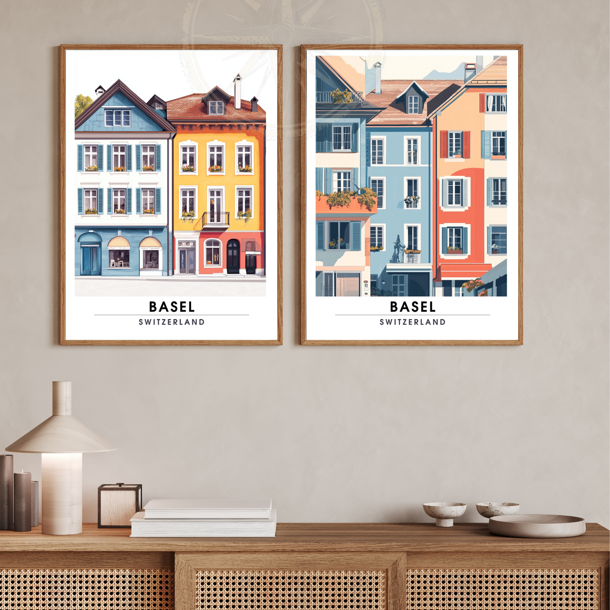 Affiche Bâle | Impression de voyage Suisse | Affiche Suisse