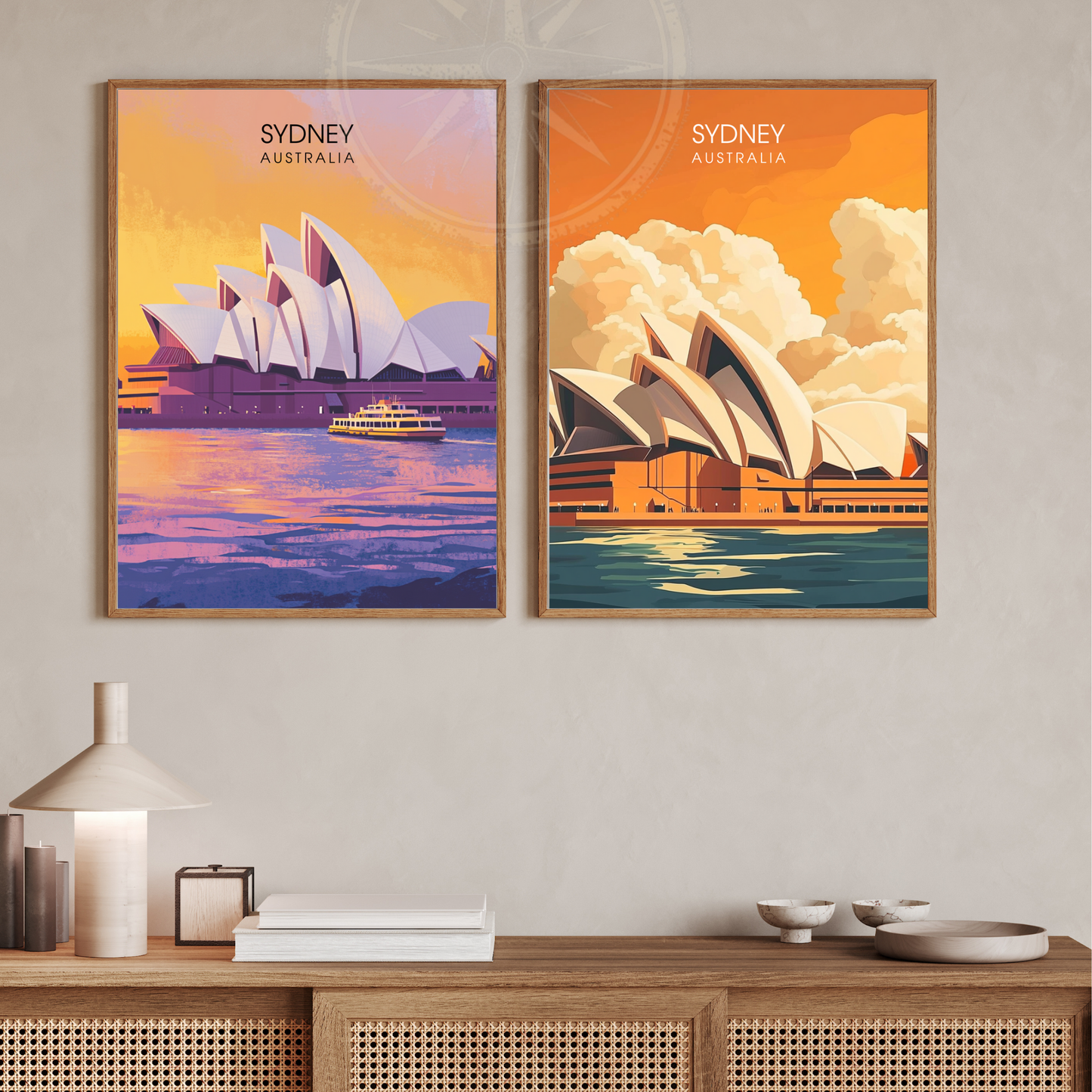 Affiche Sydney | Impression de voyage Australie | Affiche Australie