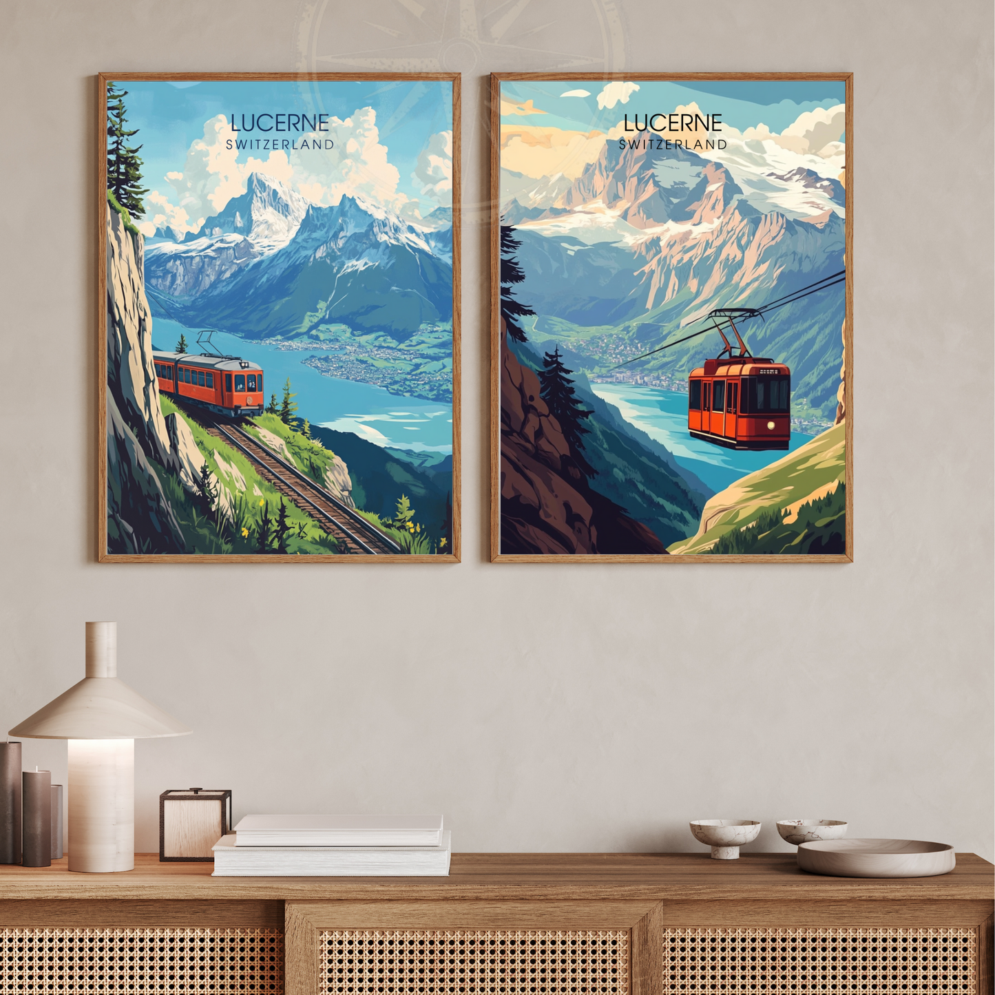 Affiche Lucerne | Impression Suisse | Affiche Suisse