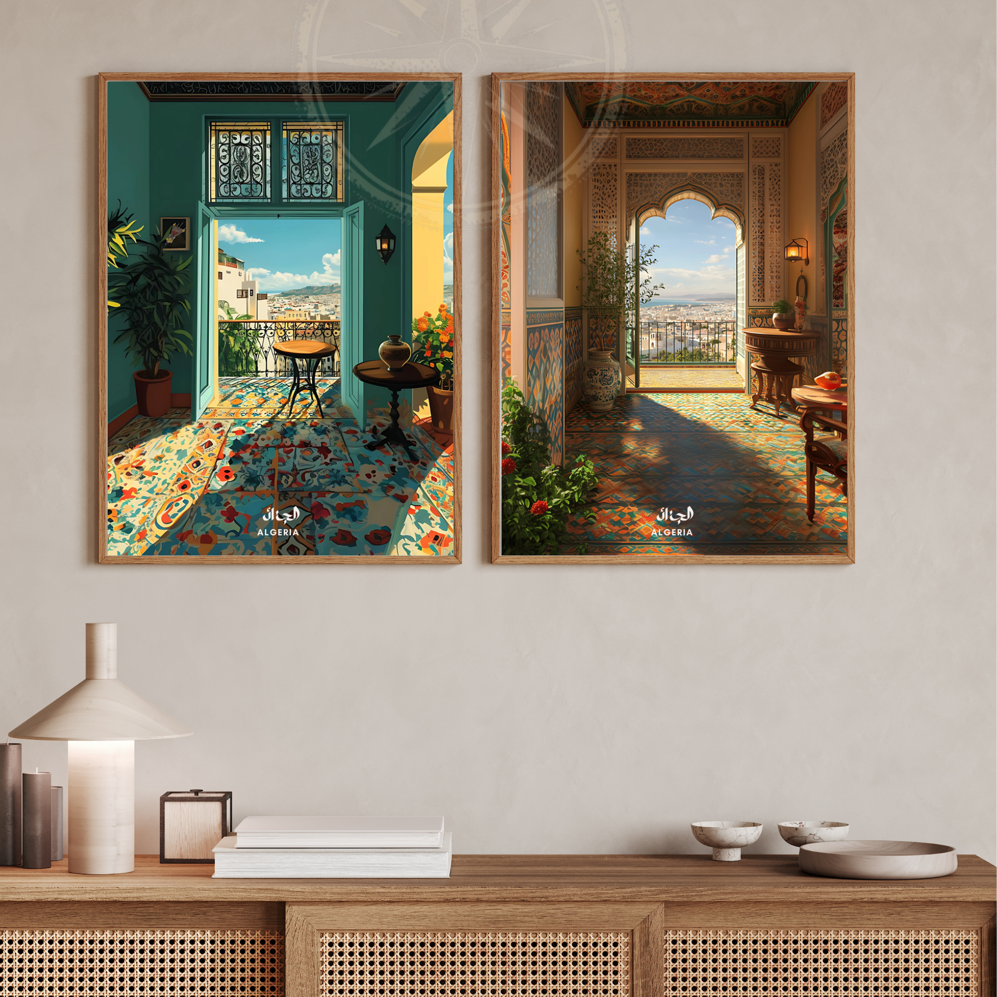 Affiche Casbah | Poster Murale Alger | Affiche Algérie