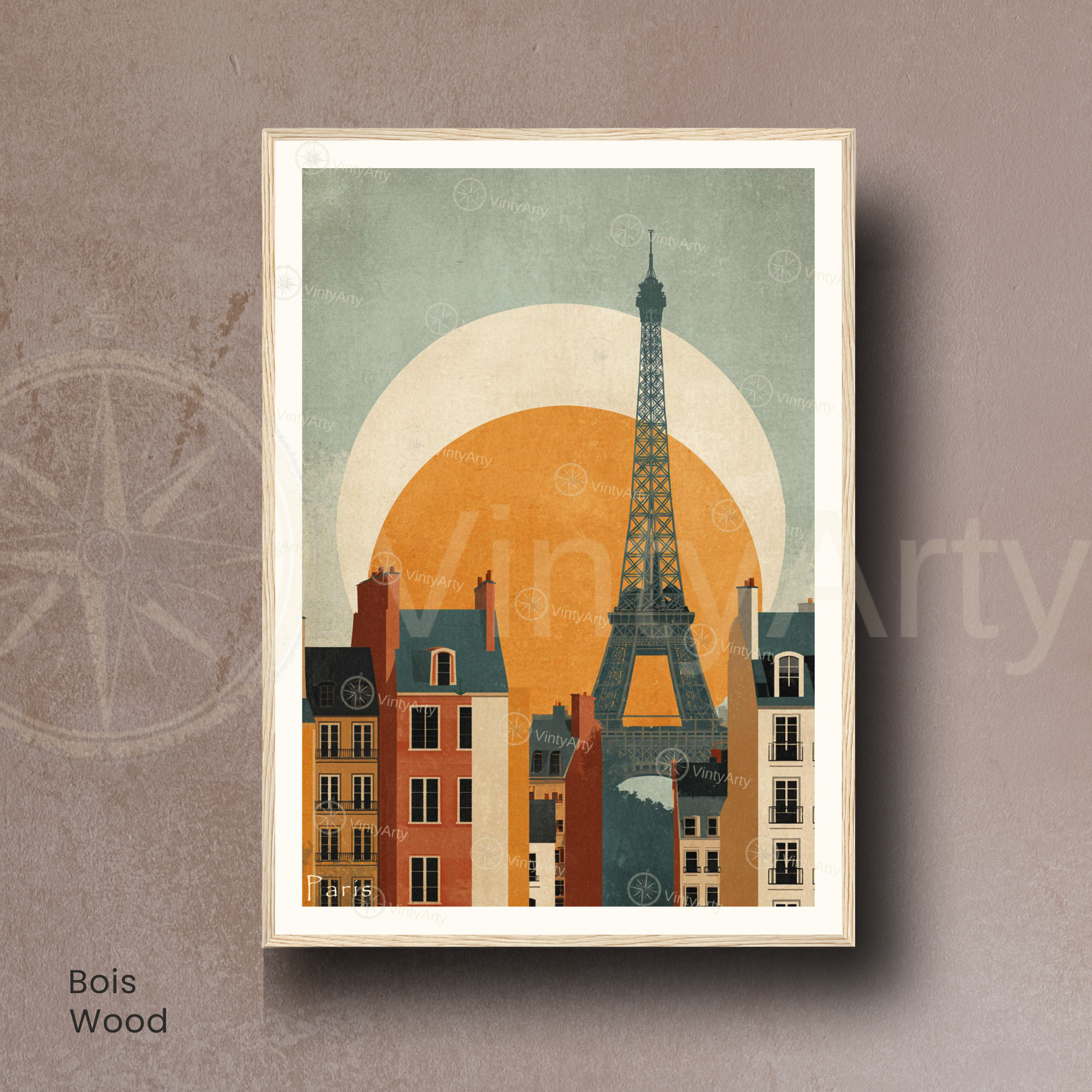 Affiche Paris | Poster Tour Eiffel | Affiche France