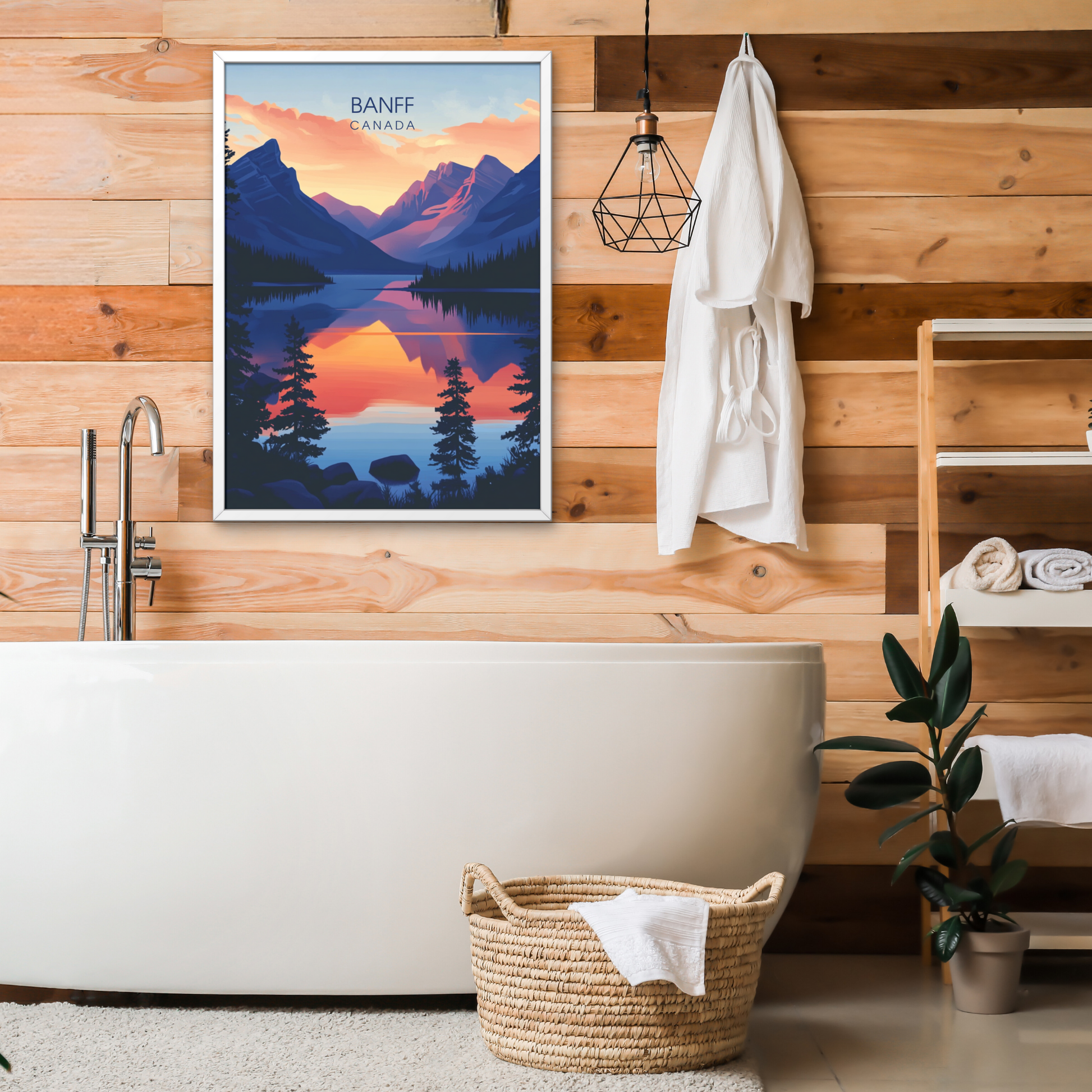Affiche Parc national de Banff | Poster Murale Canada | Affiche Canada