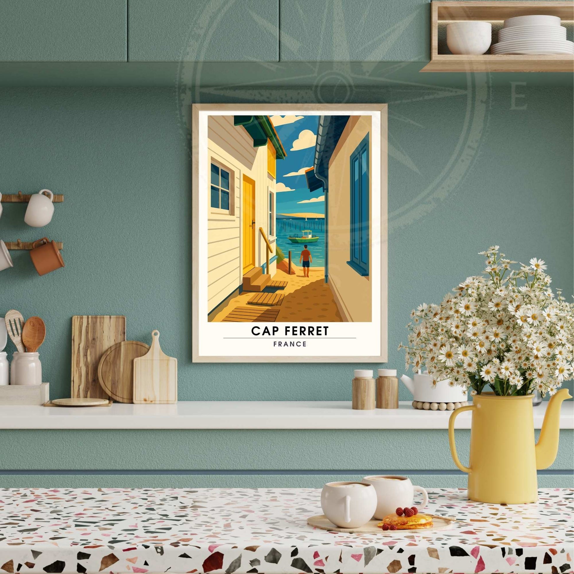 Affiche Cap Ferret | Poster Cap Ferret | Affiche de voyage France