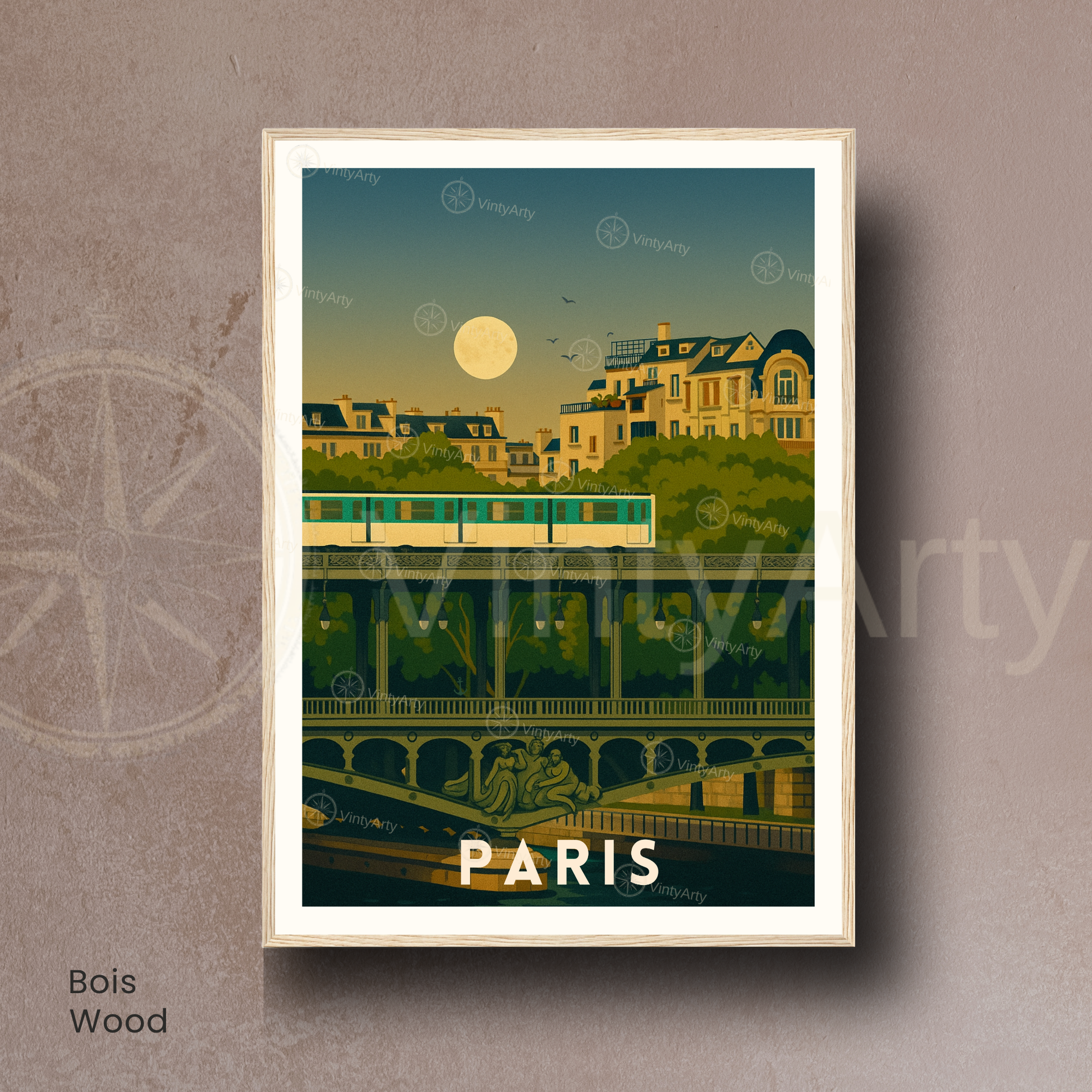 Affiche Paris | Impression Métro | Affiche France