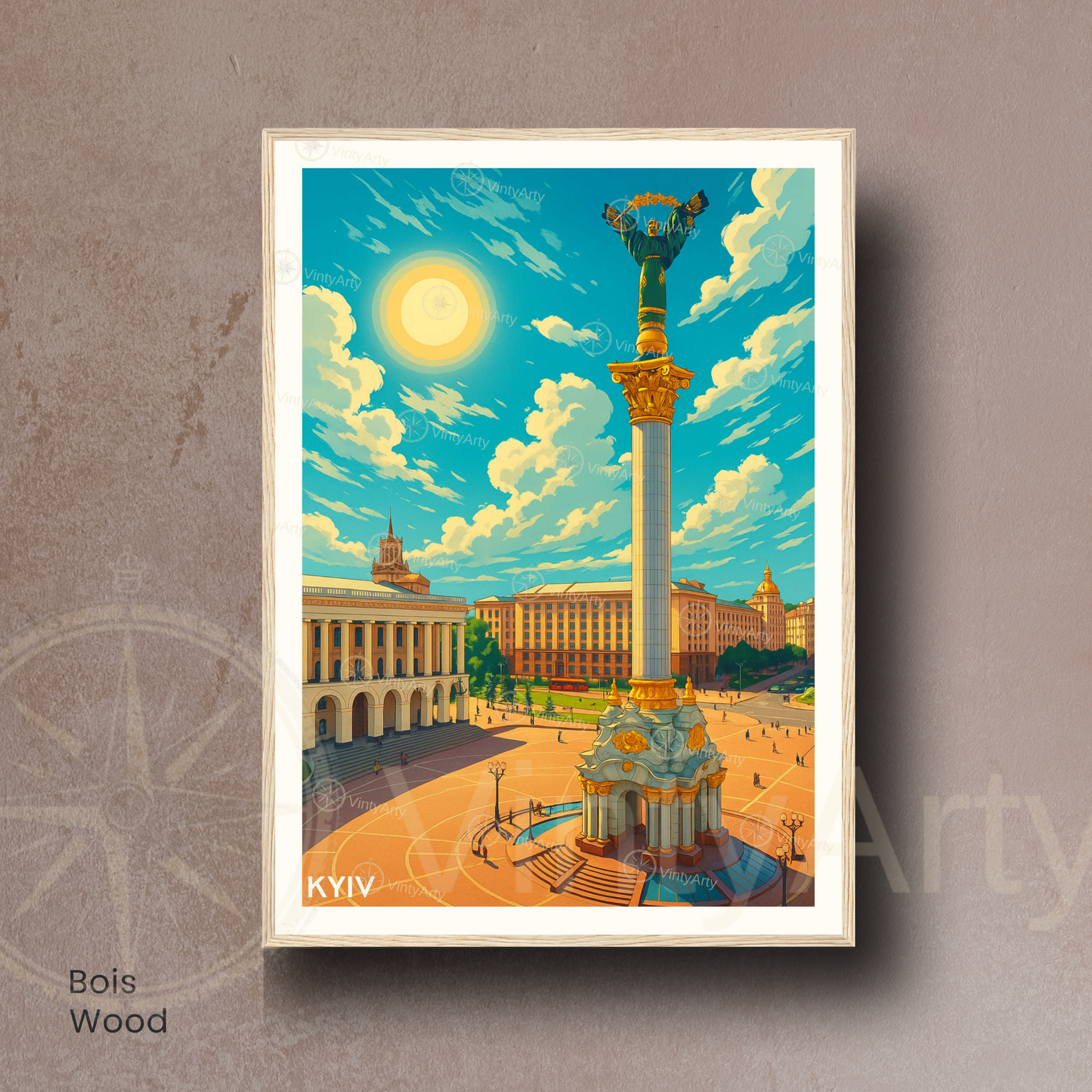 Affiche Kyiv | Impression murale Kyiv | Affiche Ukraine