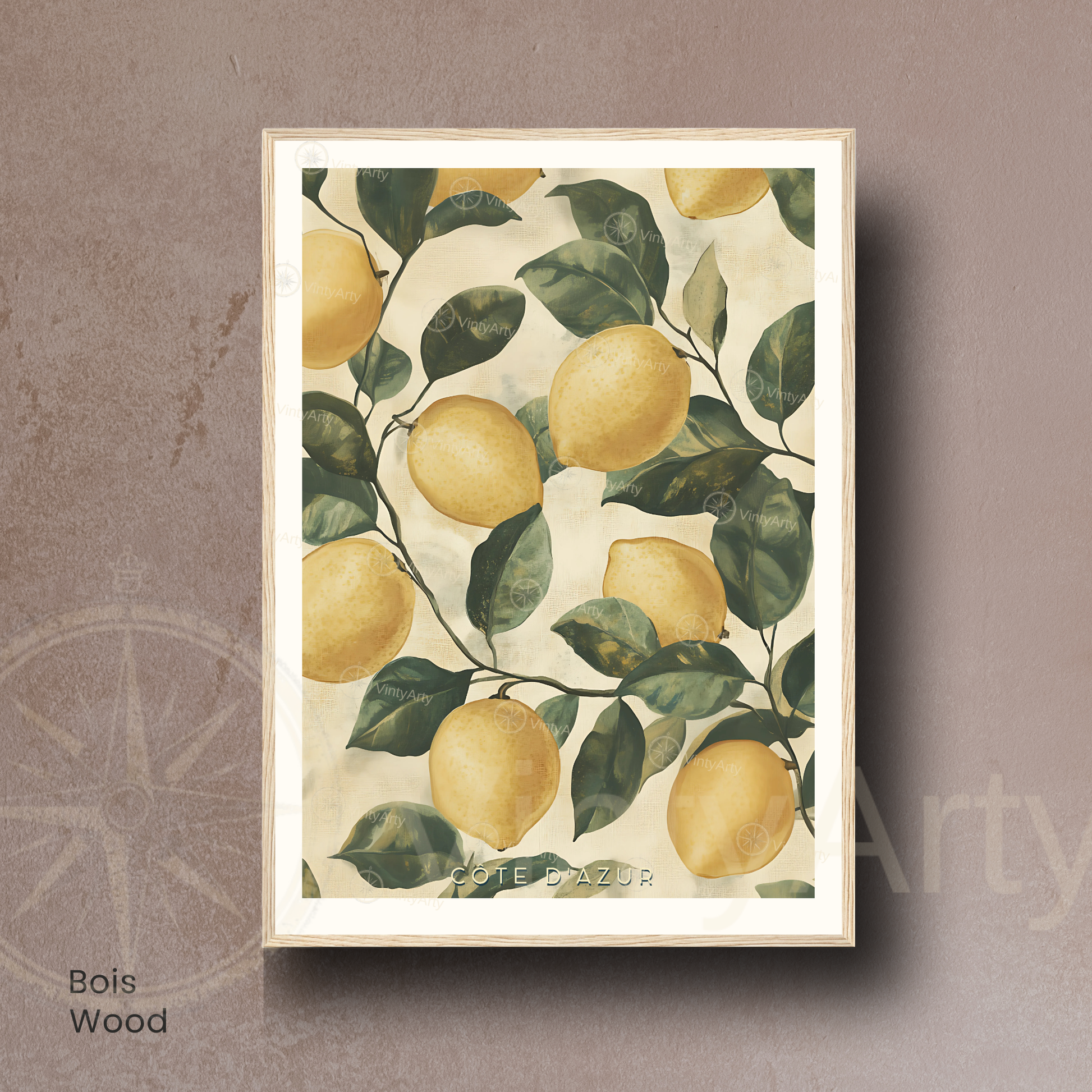 Affiche Côte d’Azur | Impression murale Côte d’Azur | Affiche France