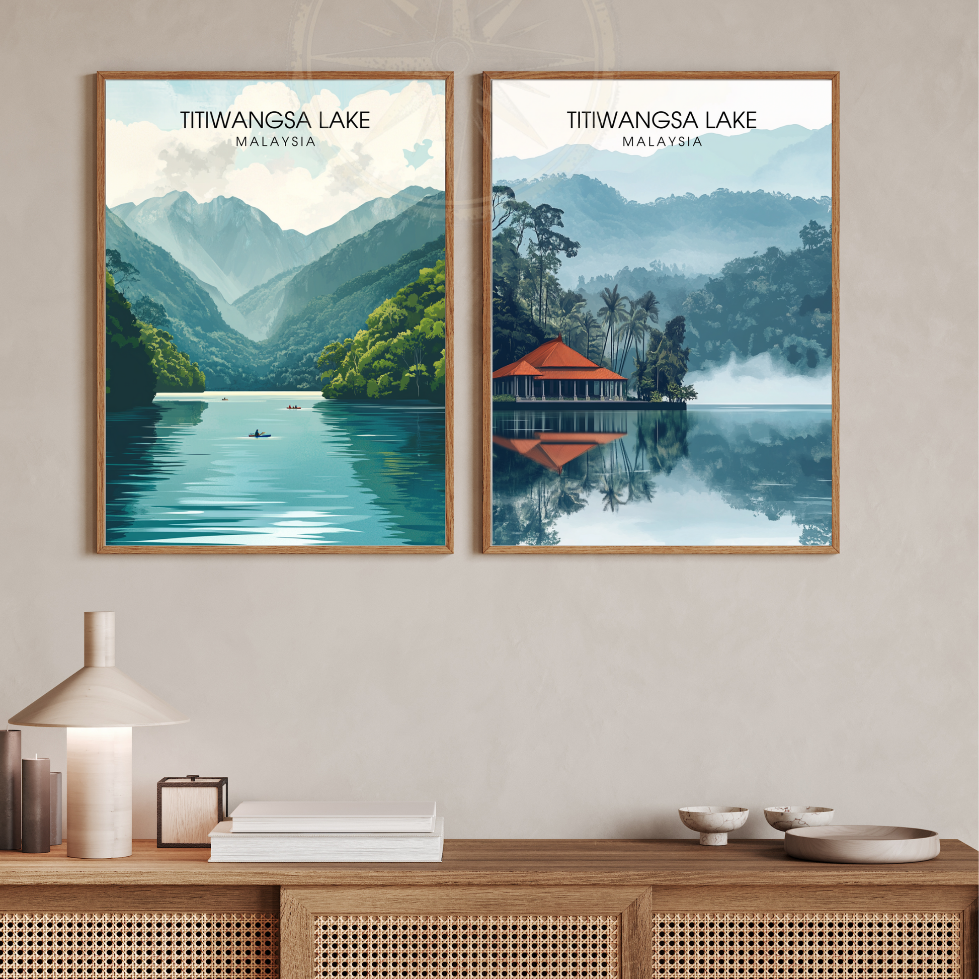 Affiche Titiwangsa lake | Impression Malaysia | Affiche Lake