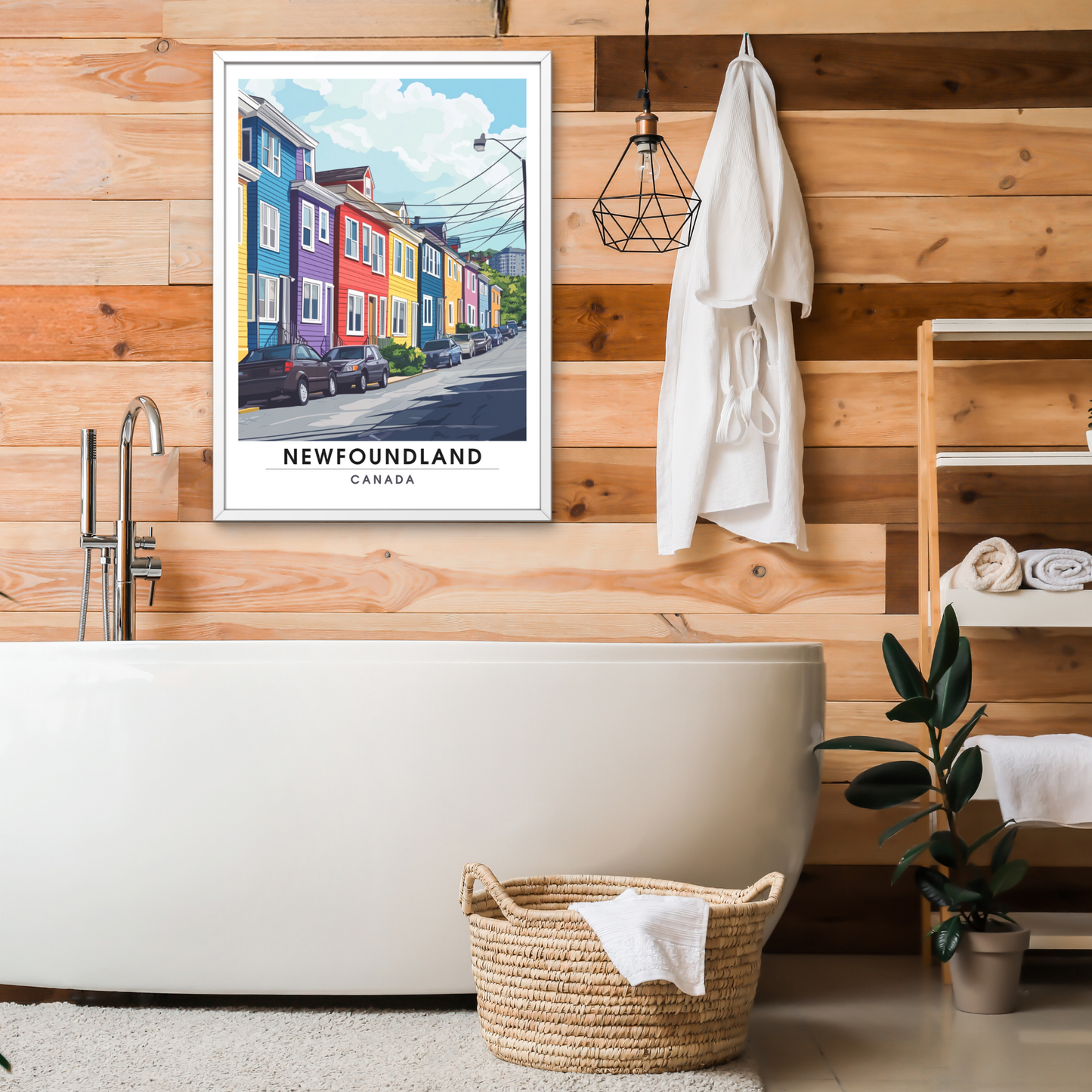 Affiche Terre Neuve | Poster décoratif Canada | Affiche Canada