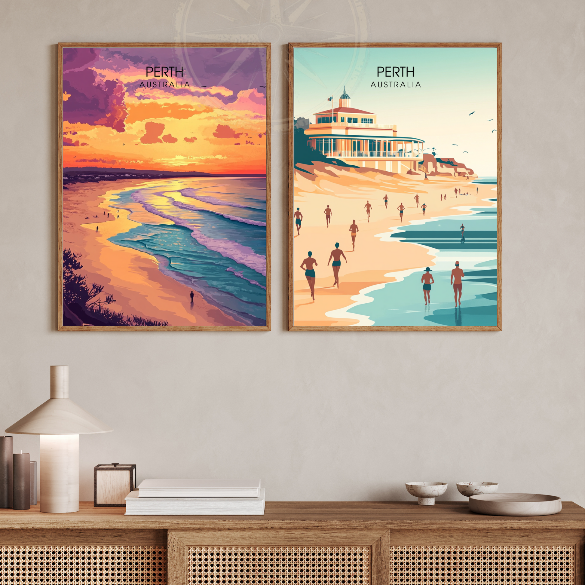 Affiche Perth | Impression Australie | Affiche Australie
