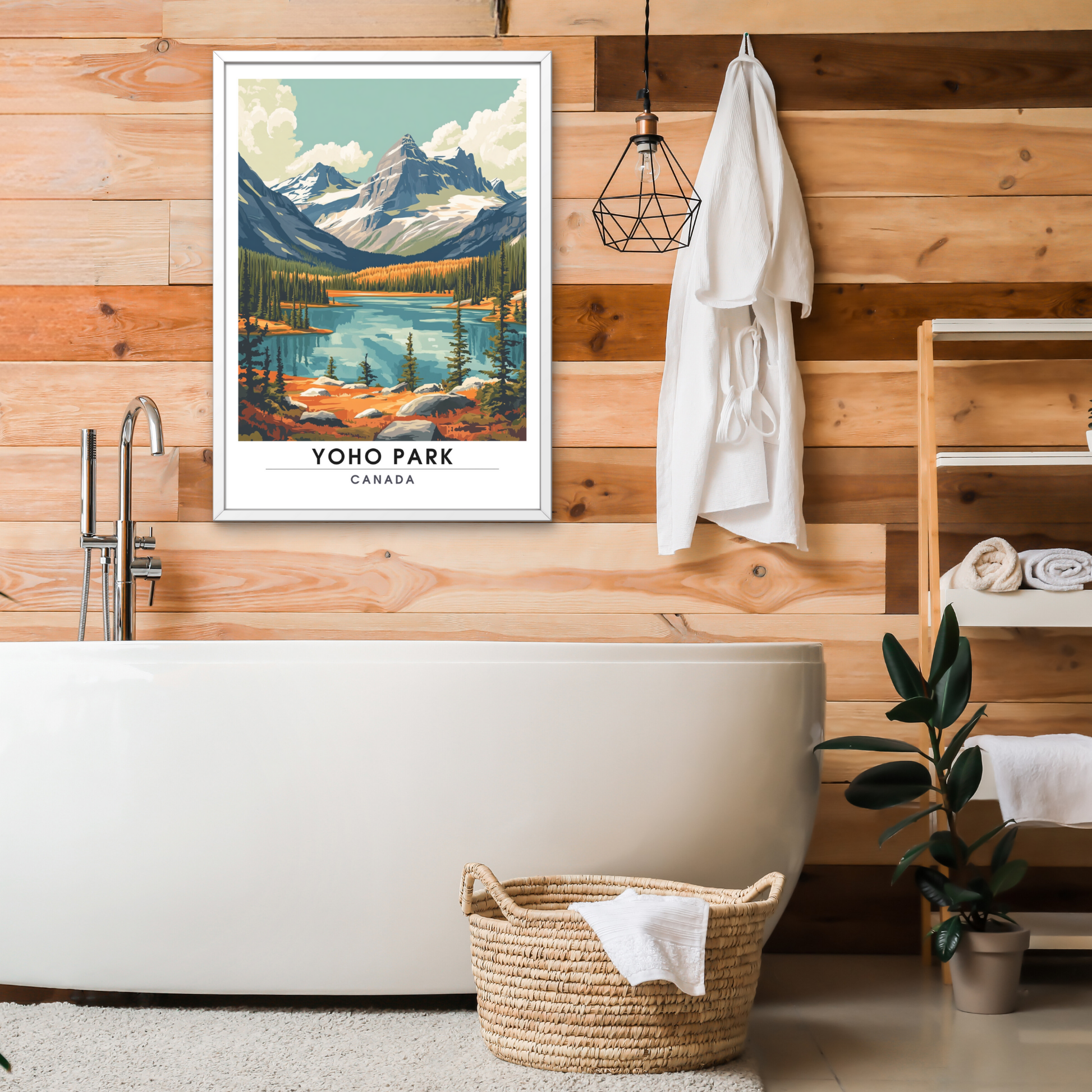 Affiche Parc national de Yoho | Poster décoratif Canada | Affiche Canada