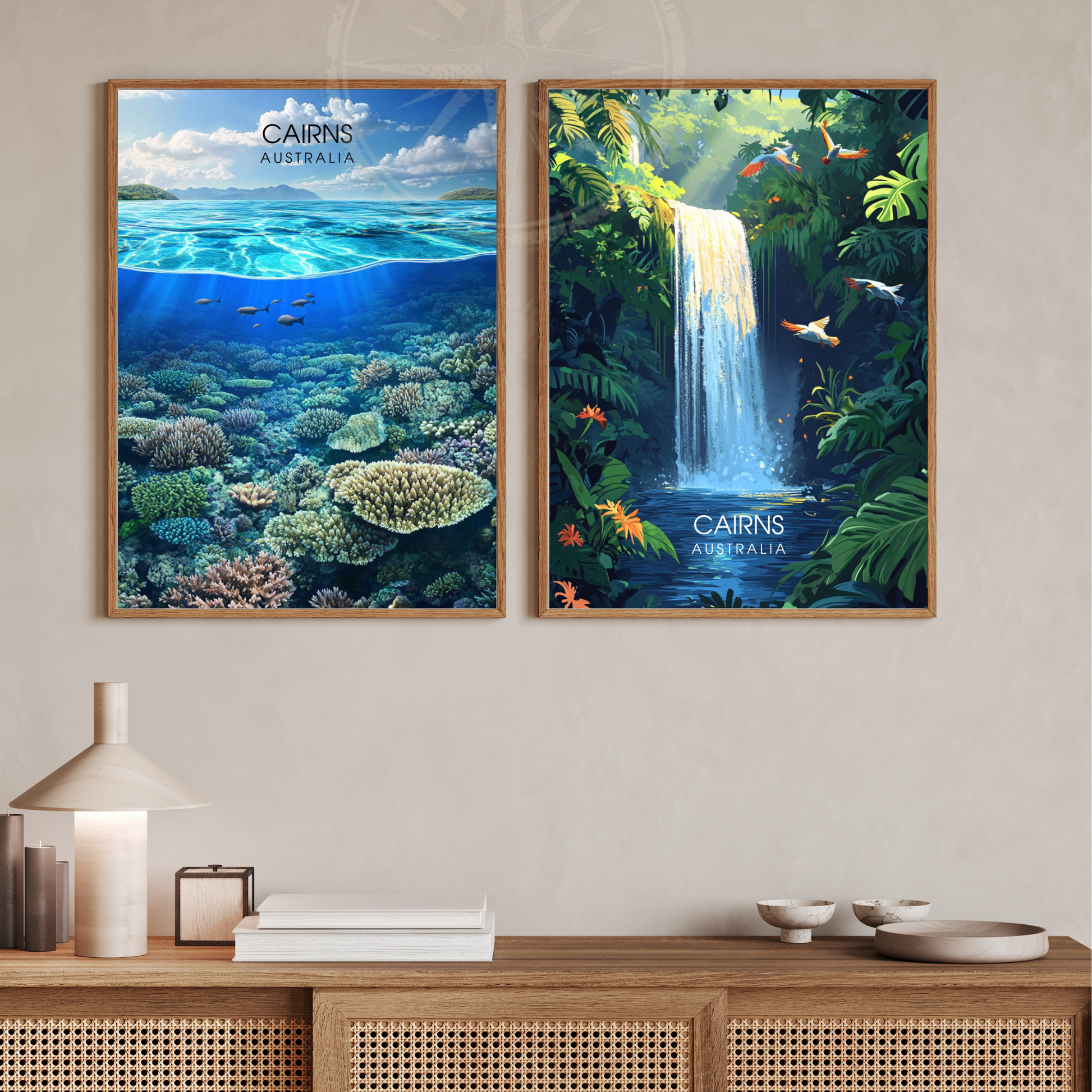 Affiche Cairns | Poster Australie | Affiche Australie