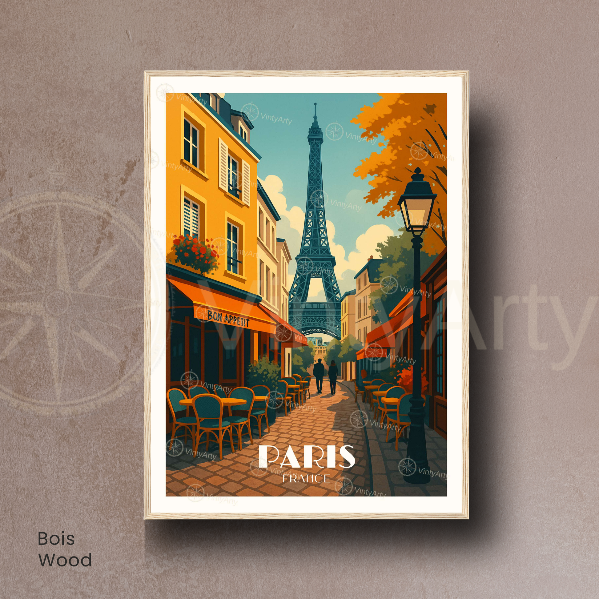 Affiche Paris | Impression déco Tour Eiffel | Affiche France