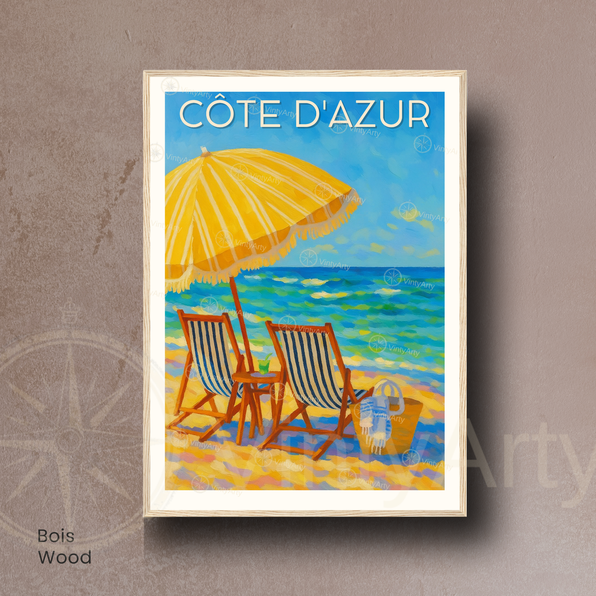 Affiche Côte d’Azur | Impression Côte d’Azur | Affiche France