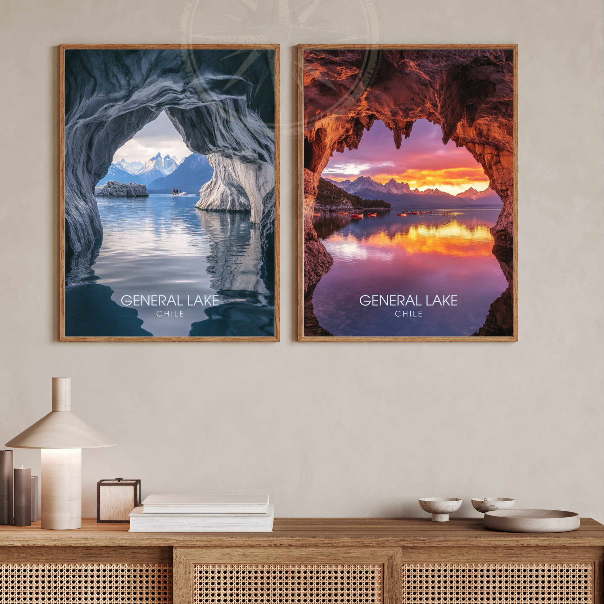 Affiche Lac Général | Impression Chili | Affiche Lac