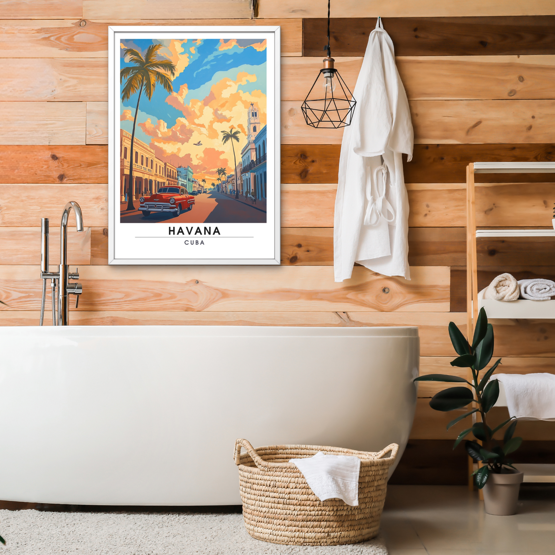 Affiche Havana | Poster de voyage Cuba | Affiche Cuba