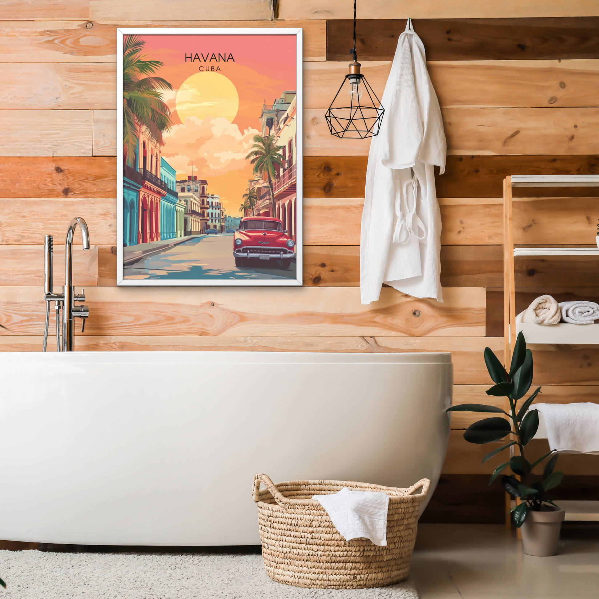 Affiche Havana | Tableau mural Cuba | Affiche Cuba