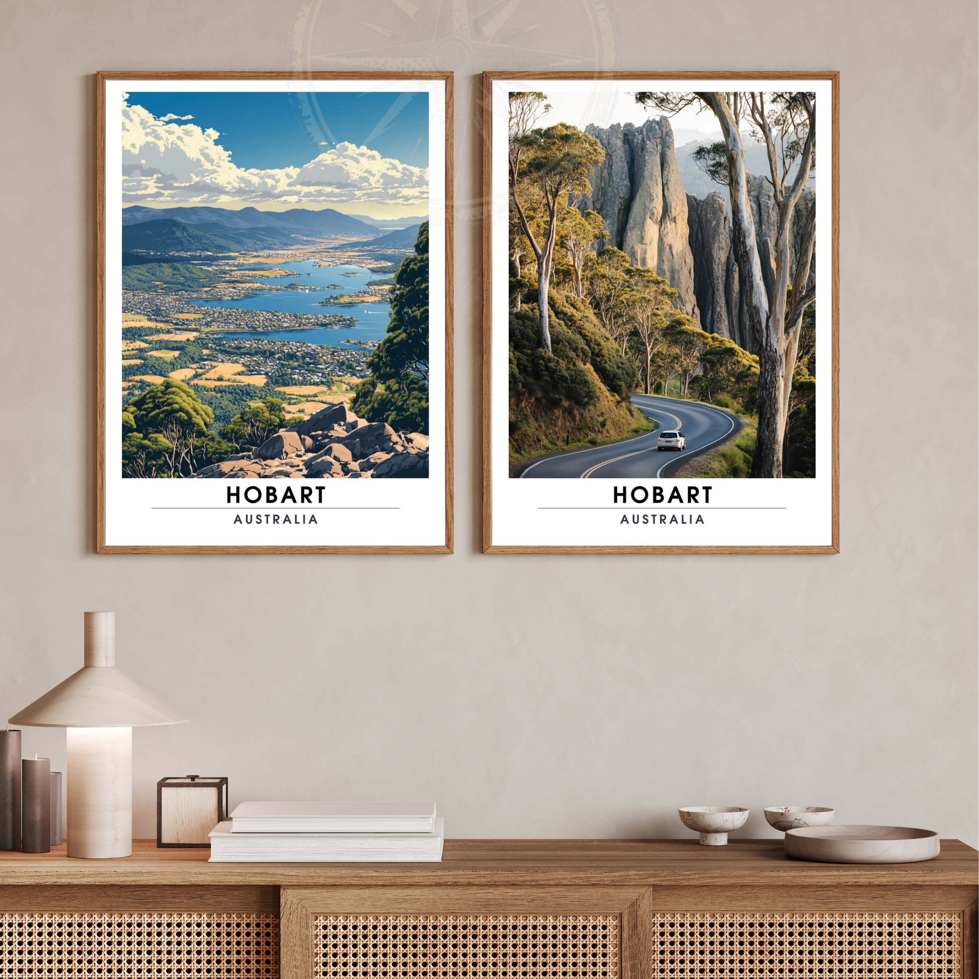 Affiche Hobart | Poster Australie | Affiche Australie