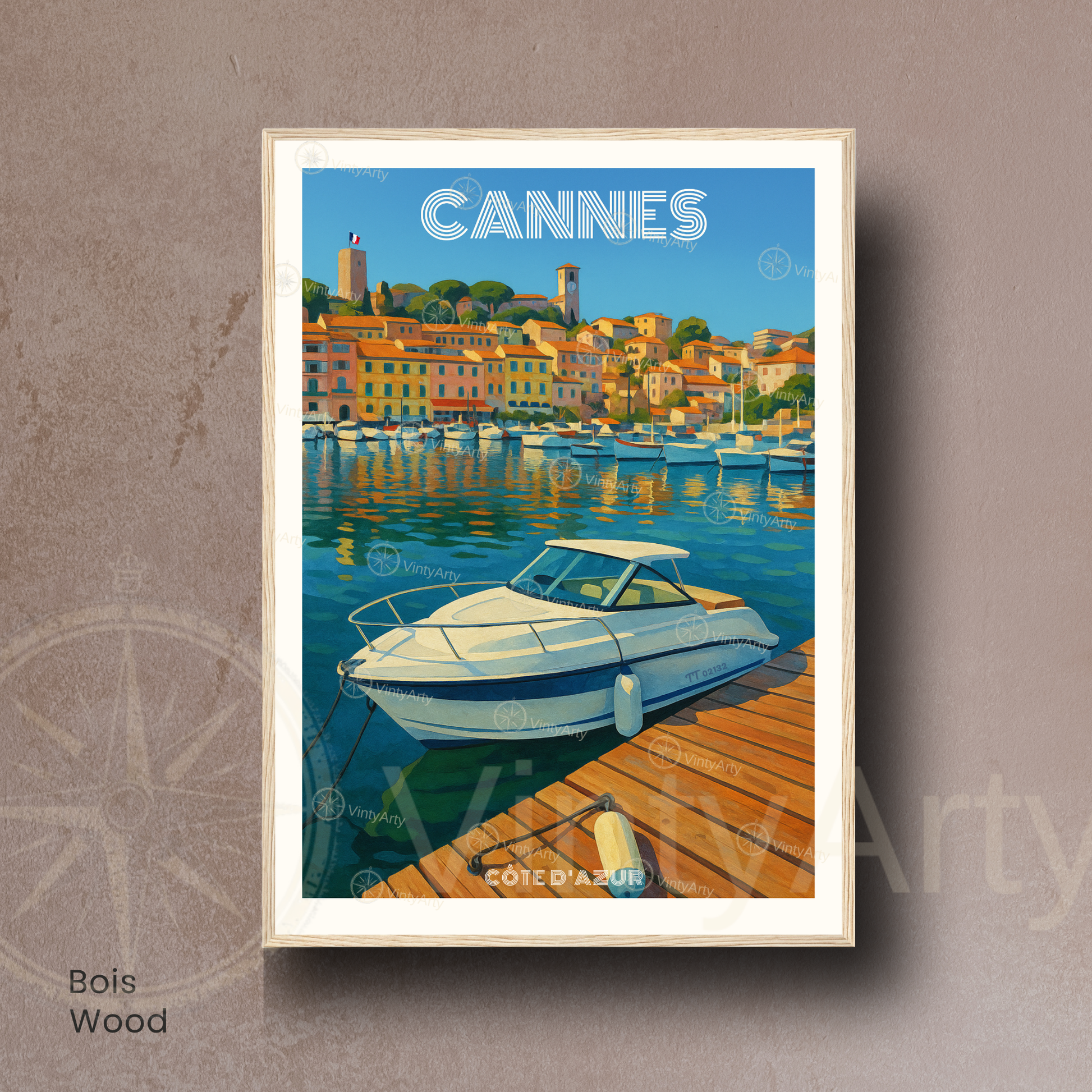 Affiche Cannes | Poster Côte d’Azur | Affiche France