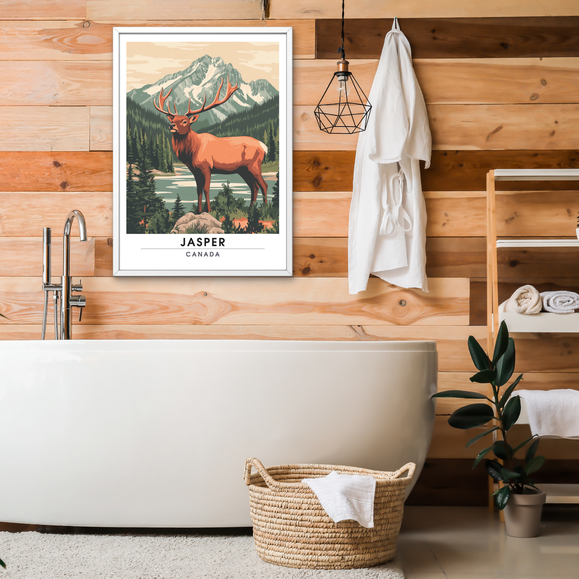 Affiche Parc national de jasper | Poster décoratif Canada | Affiche Canada