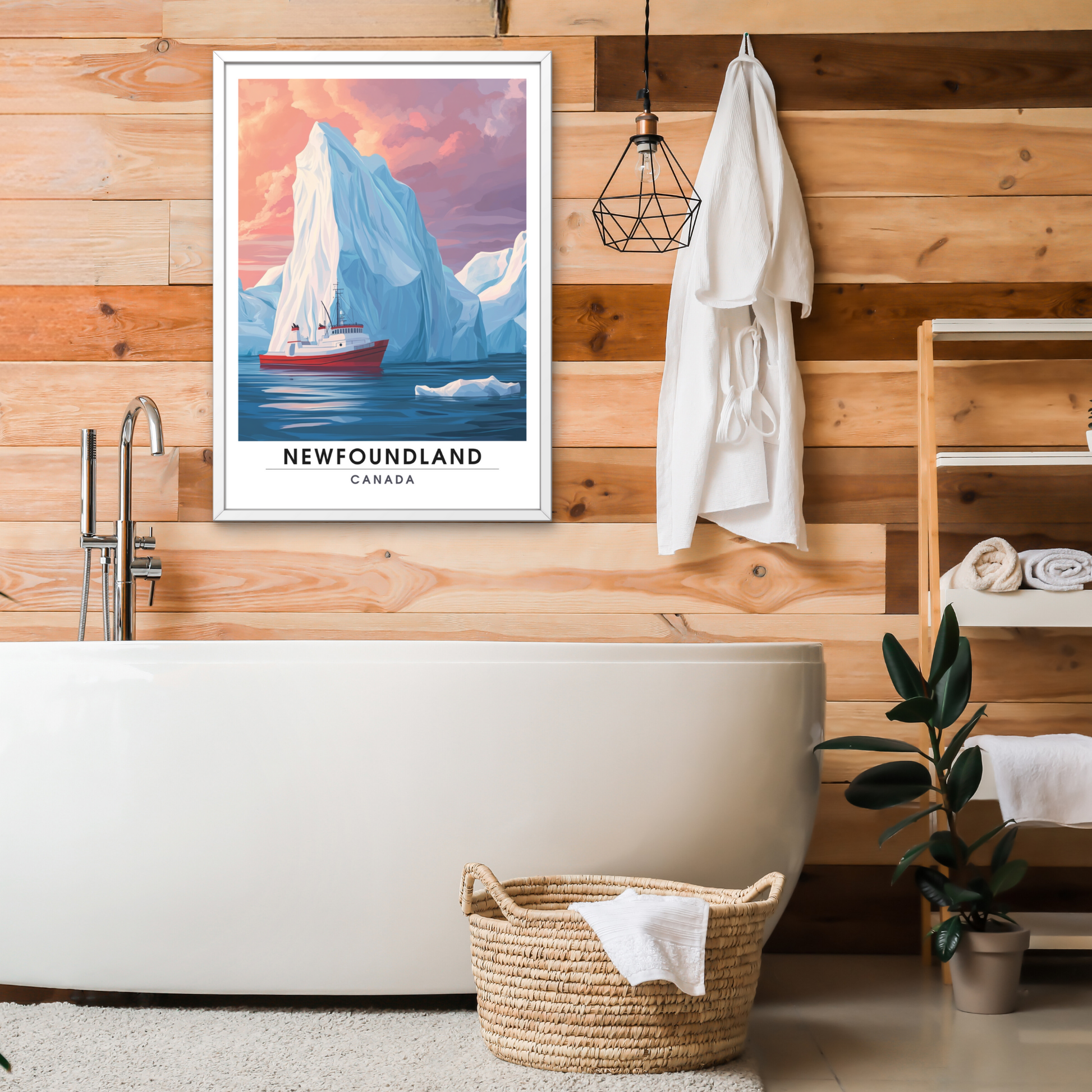 Affiche Terre Neuve | Impression Murale Canada | Affiche Canada