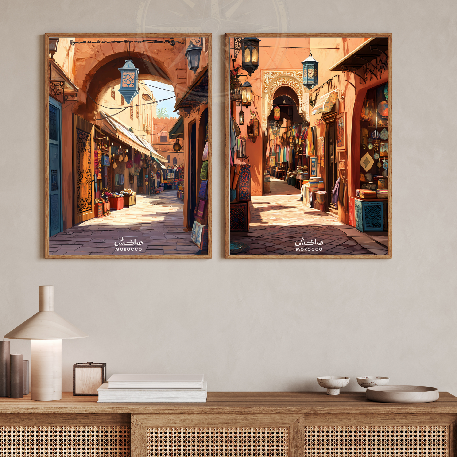 Affiche Marrakech | Poster Maroc | Affiche Maroc
