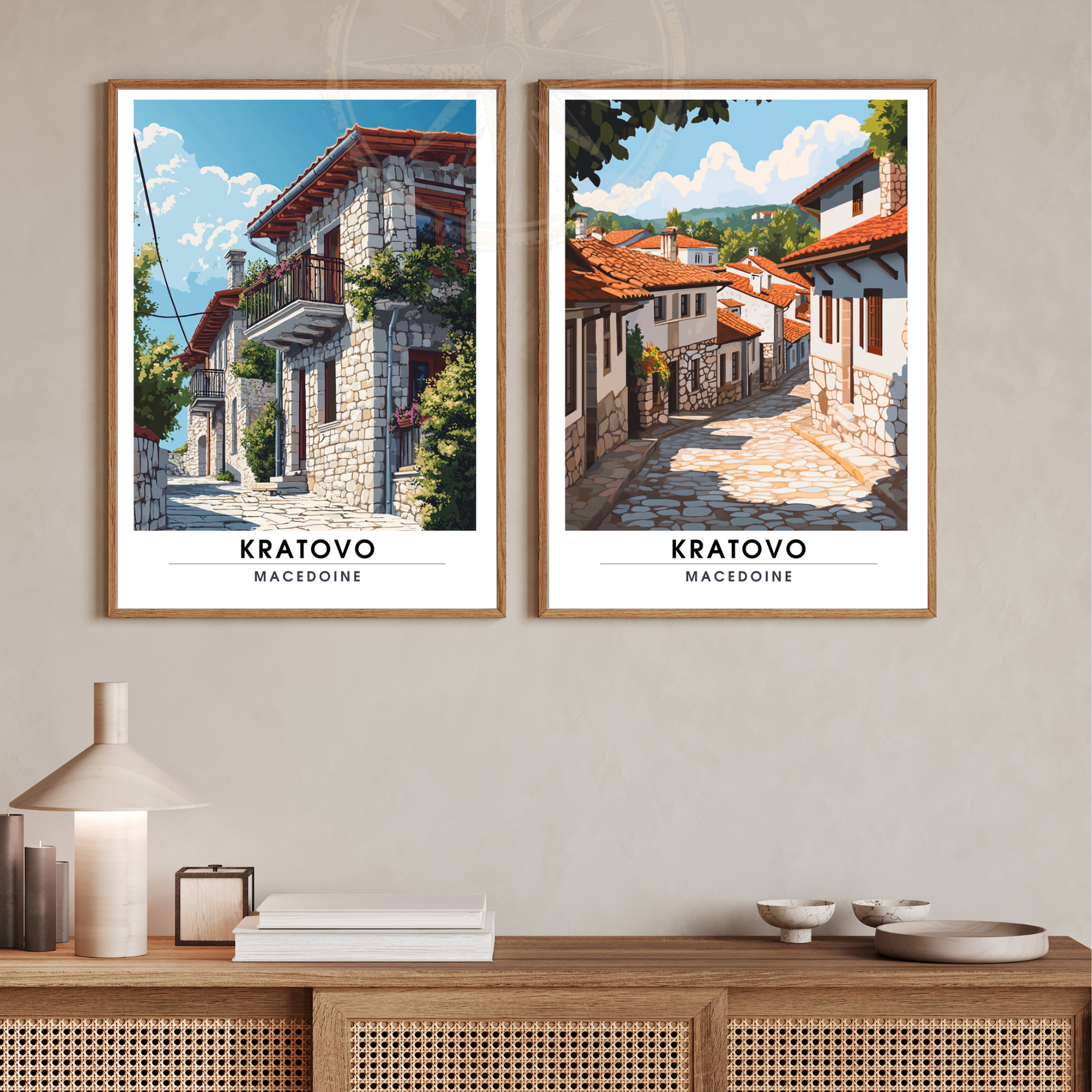 Affiche kratovo | Poster Macédoine | Affiche Macédoine