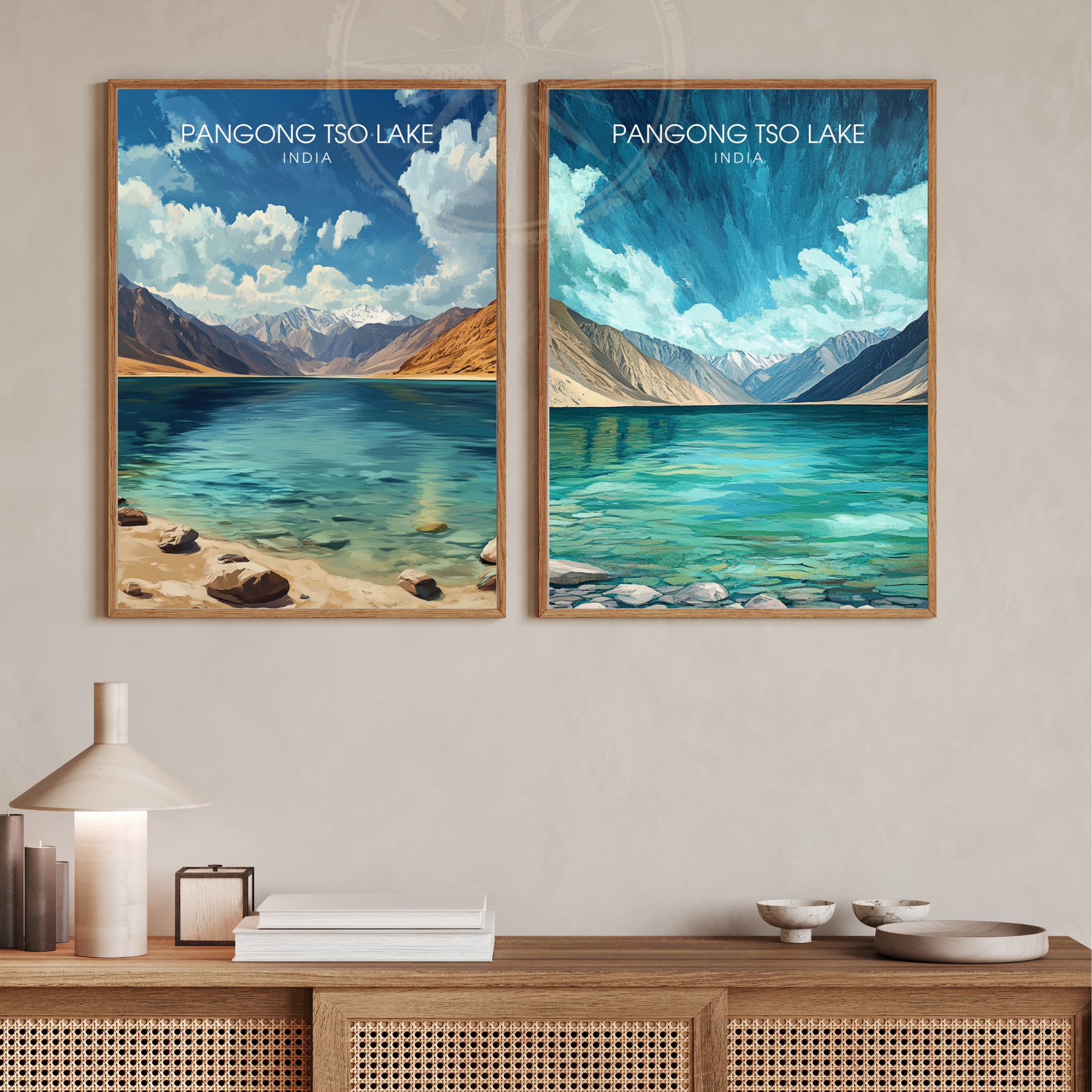 Affiche Pangong Tso Lake| Impression India | Affiche Lake