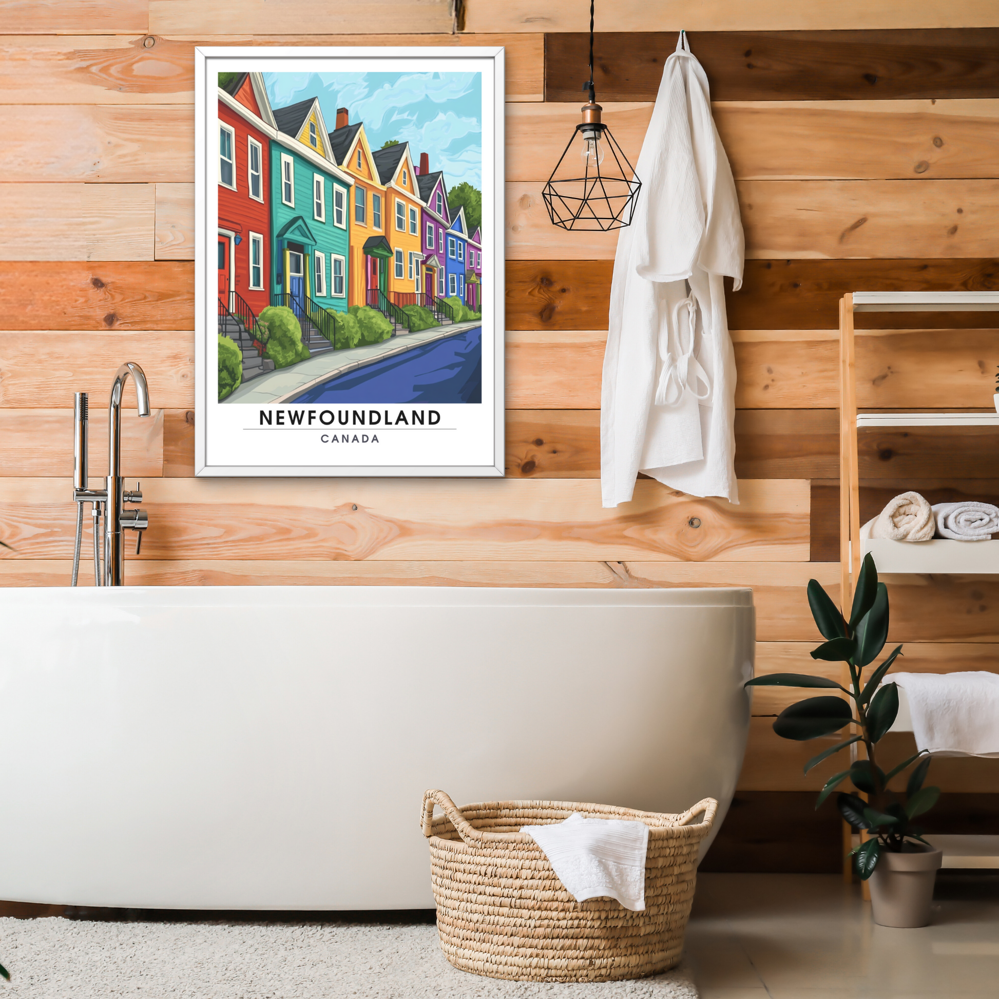 Affiche Terre Neuve | Poster Murale Canada | Affiche Canada