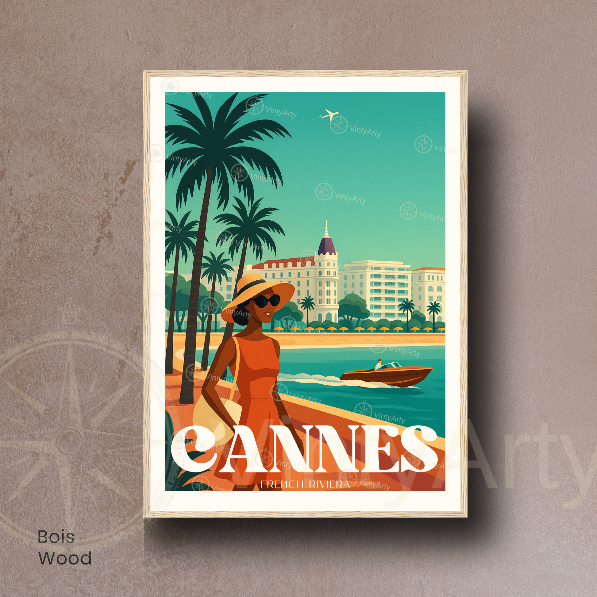 Affiche Cannes | Poster French Riviera | Affiche France