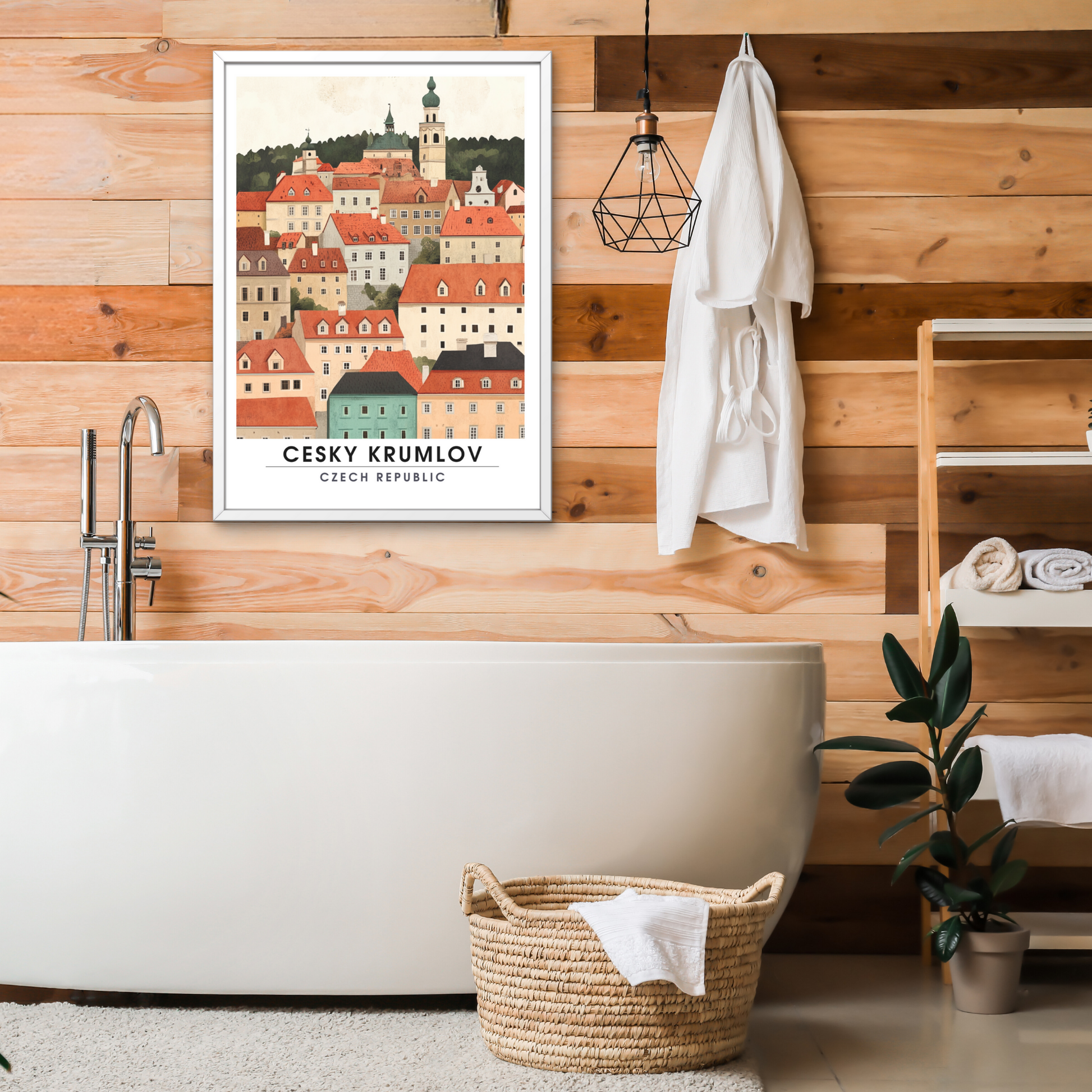 Affiche Český Krumlov | Impression de République tchèque | Affiche République tchèque