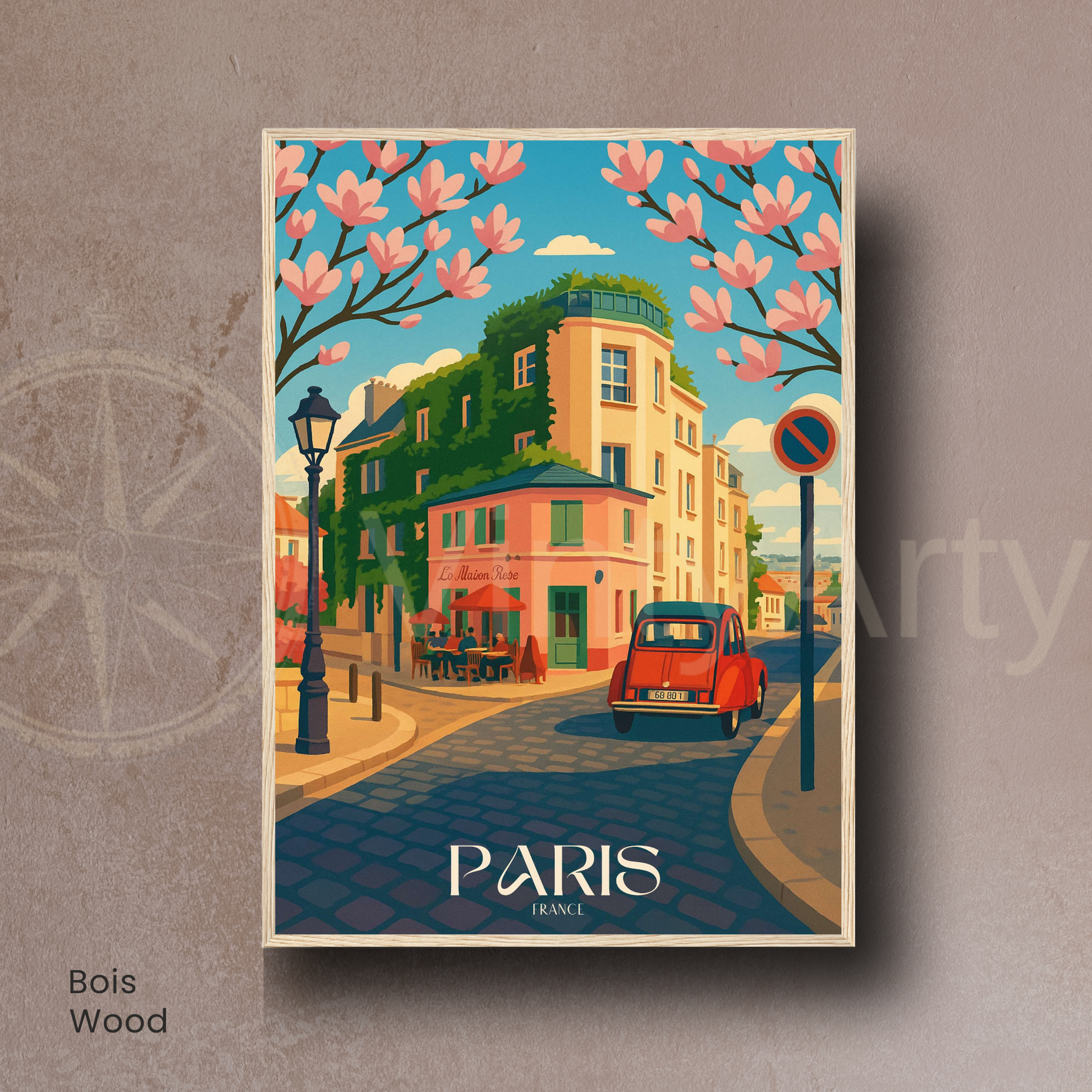 Affiche Paris | Poster décoratif Montmartre - Sacré Cœur | Affiche France