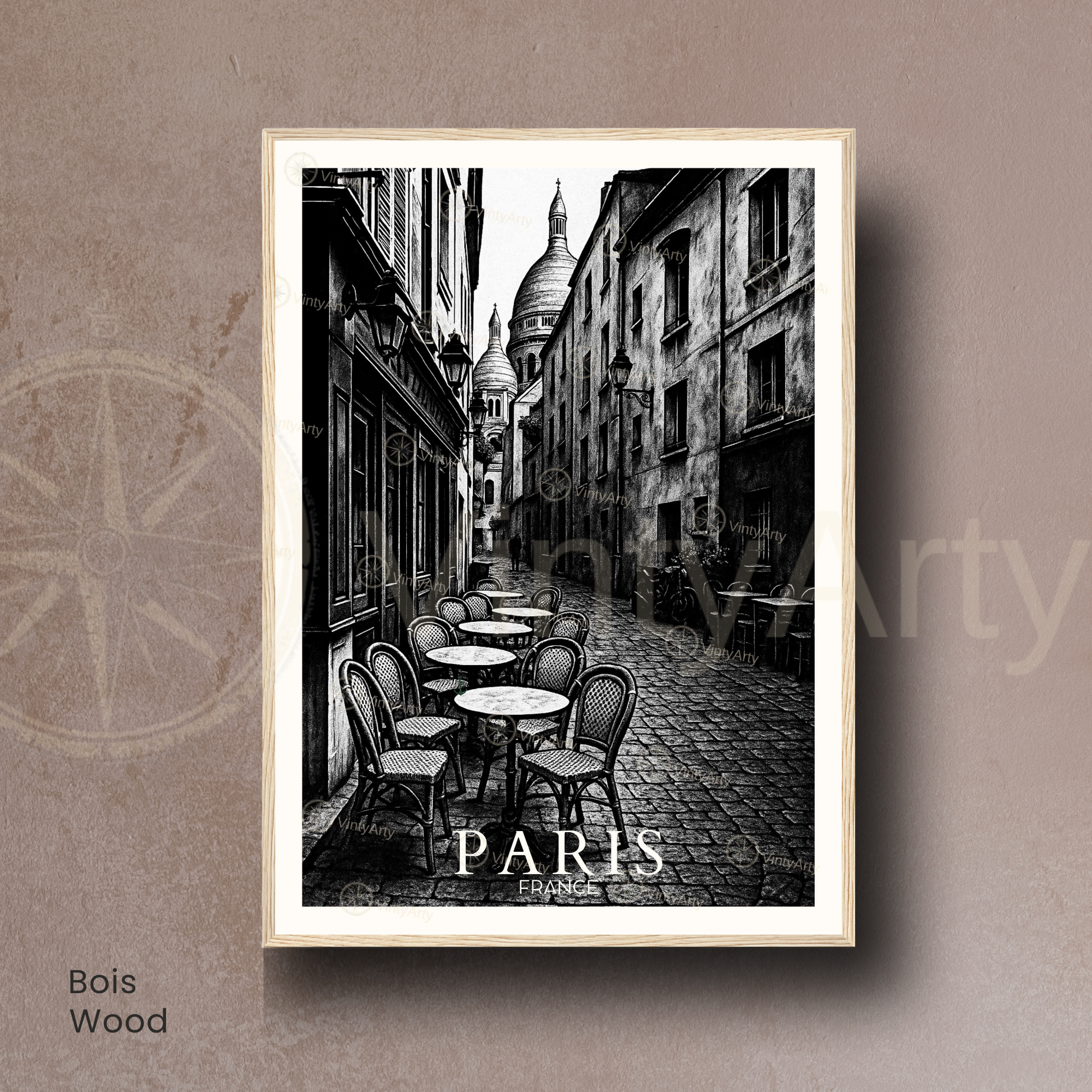 Affiche Paris | Poster Montmartre - Sacré Cœur | Affiche France