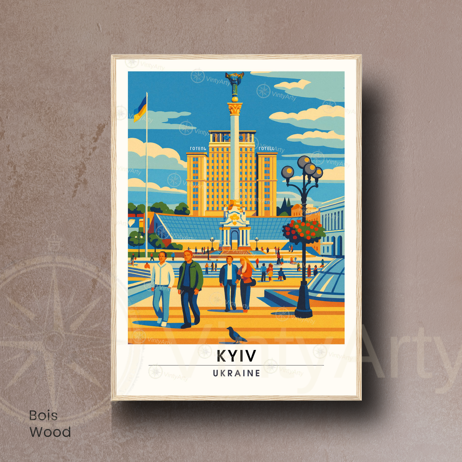 Affiche Kyiv | Poster de voyage Kyiv | Affiche Ukraine