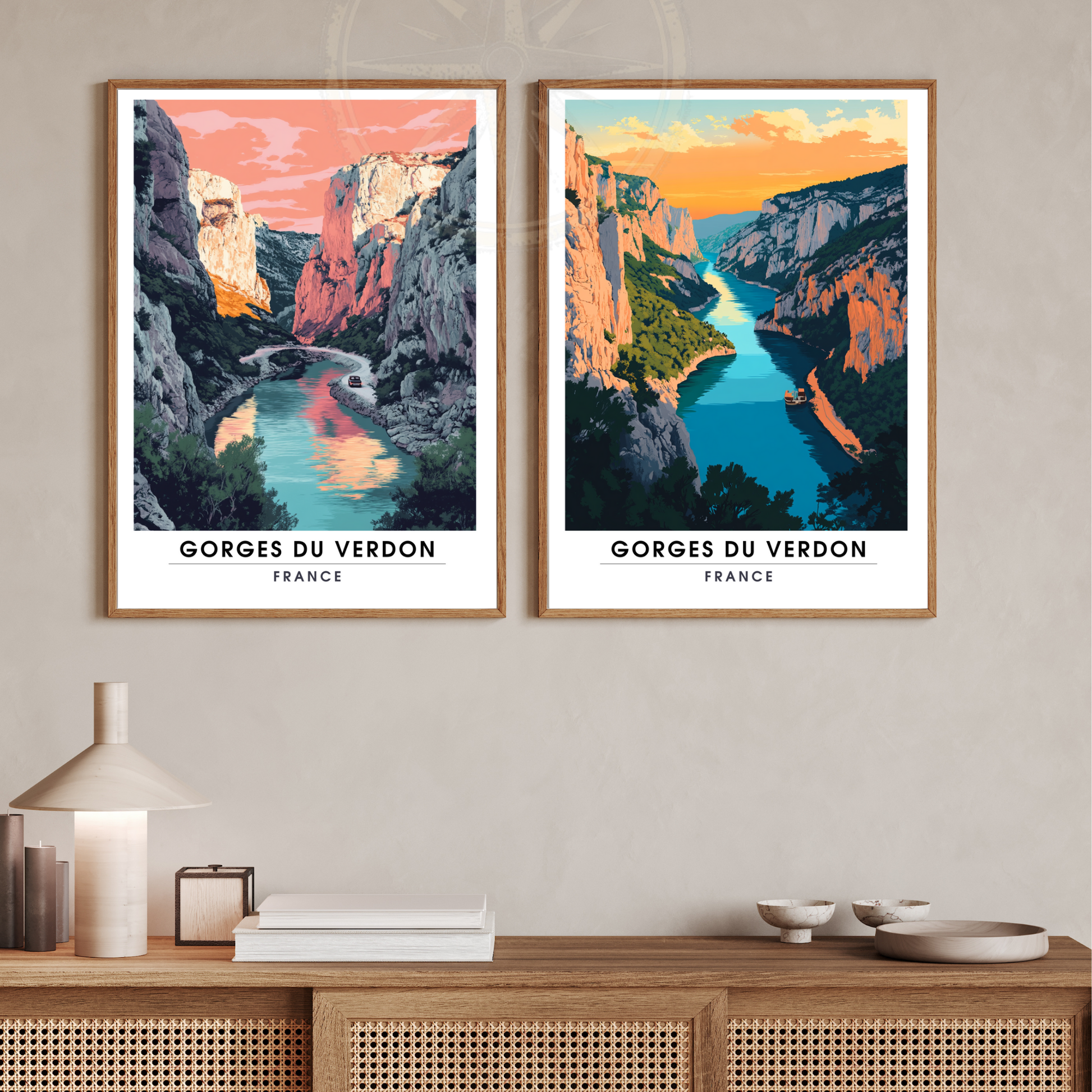 Affiche Gorges du Verdon | Impression France  |  Affiche France