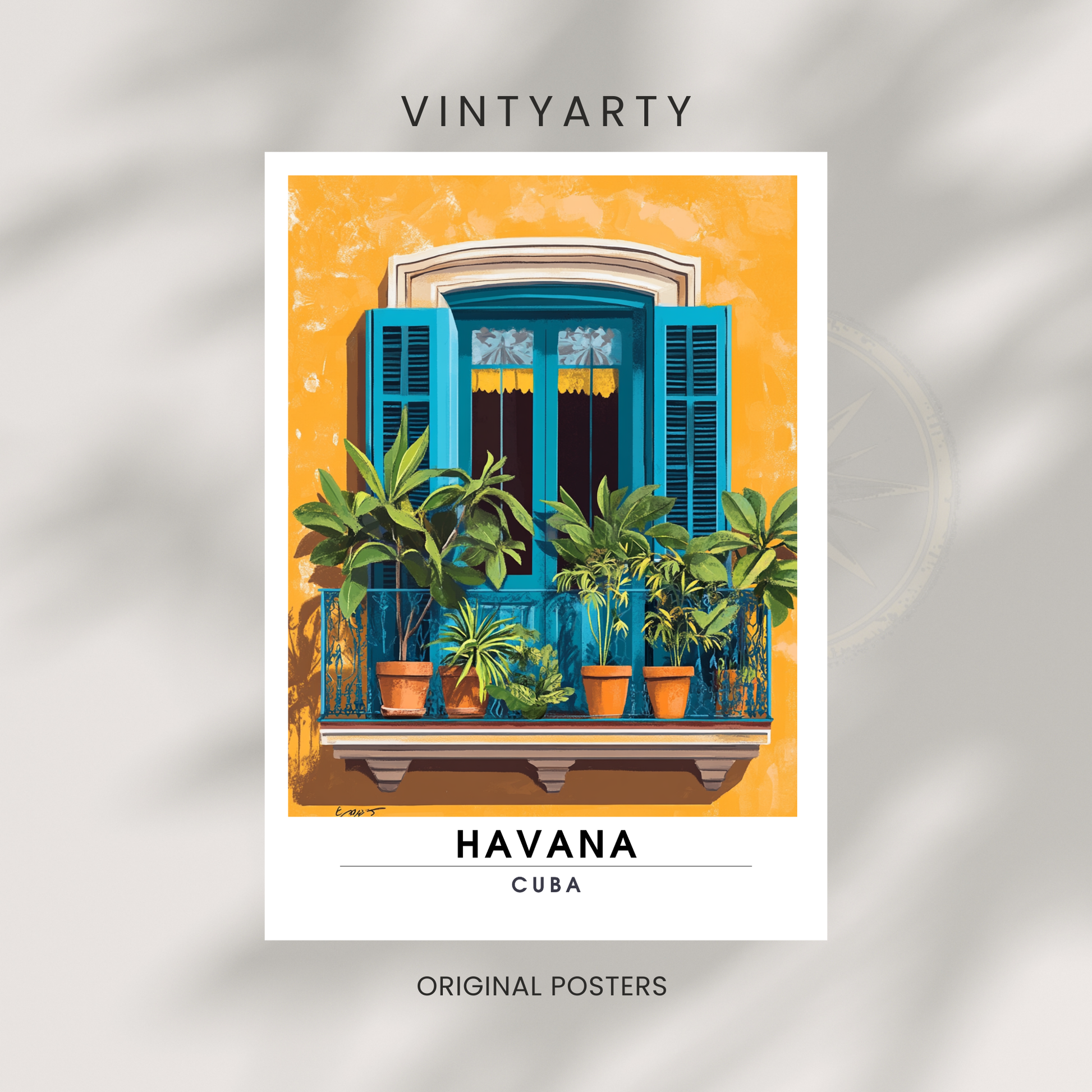 Affiche Havana | Impression de voyage Cuba | Affiche Cuba