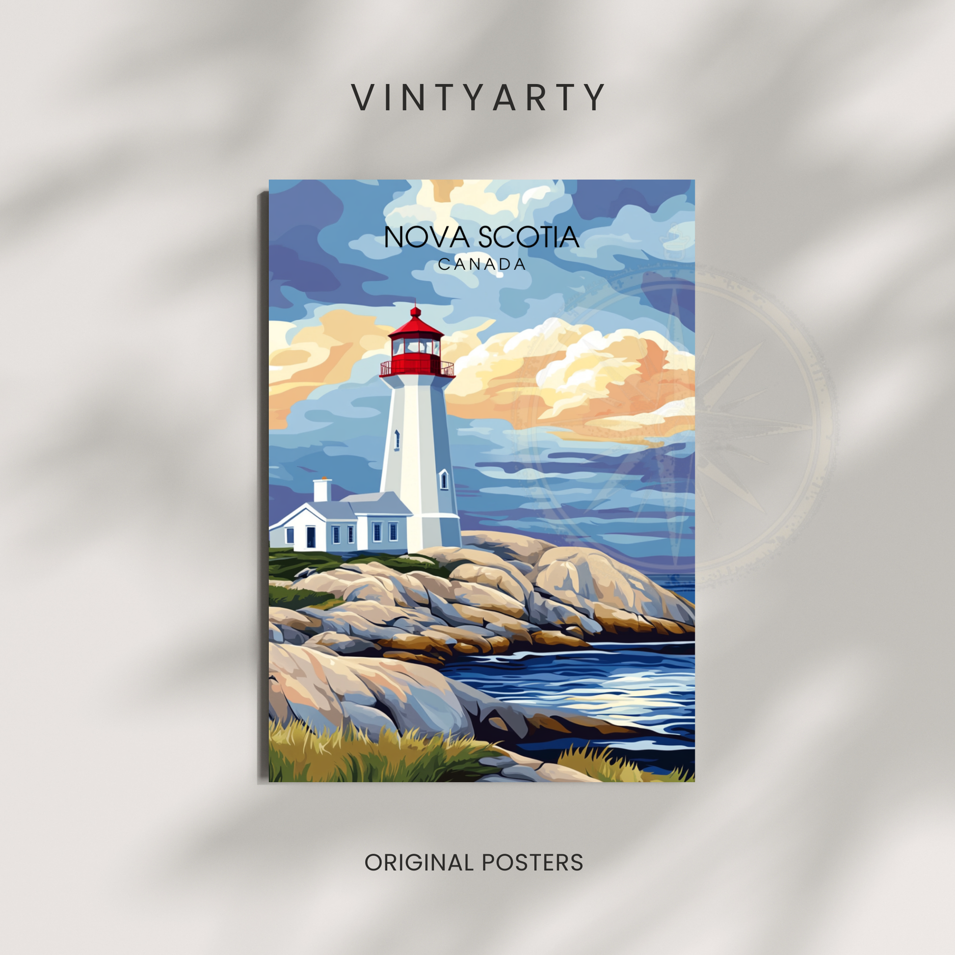 Affiche Nouvelle Écosse | Impression Canada | Affiche Canada