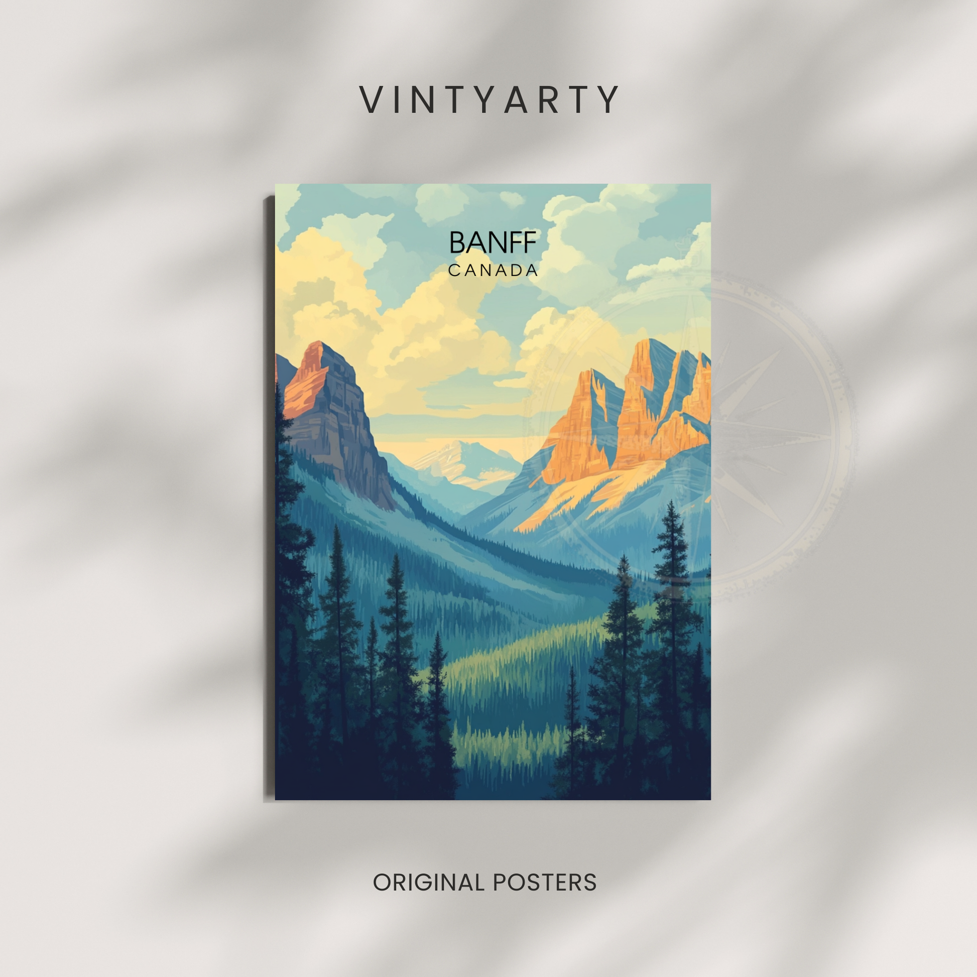 Affiche Parc national de Banff | Impression Canada | Affiche Canada