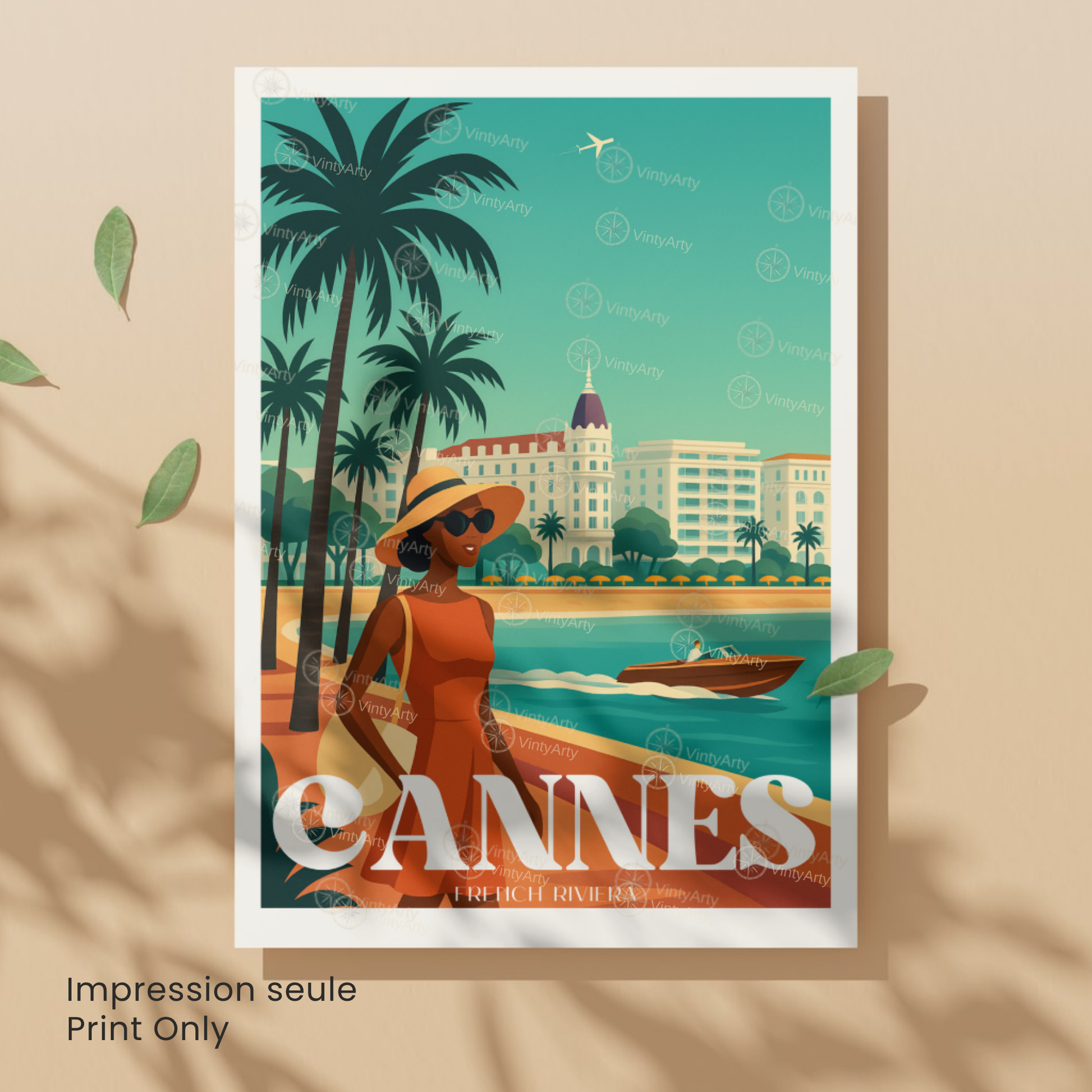 Affiche Cannes | Poster French Riviera | Affiche France