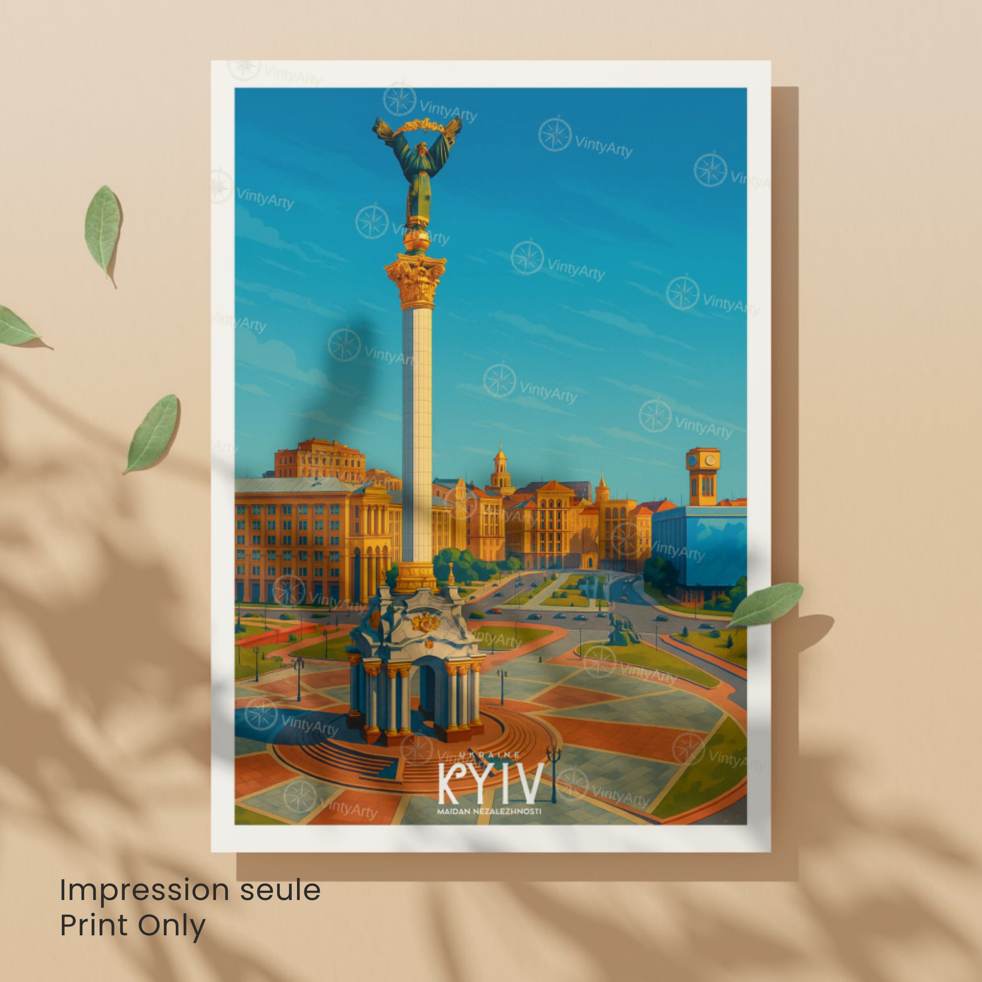 Affiche Kyiv | Poster mural Kyiv | Affiche Ukraine