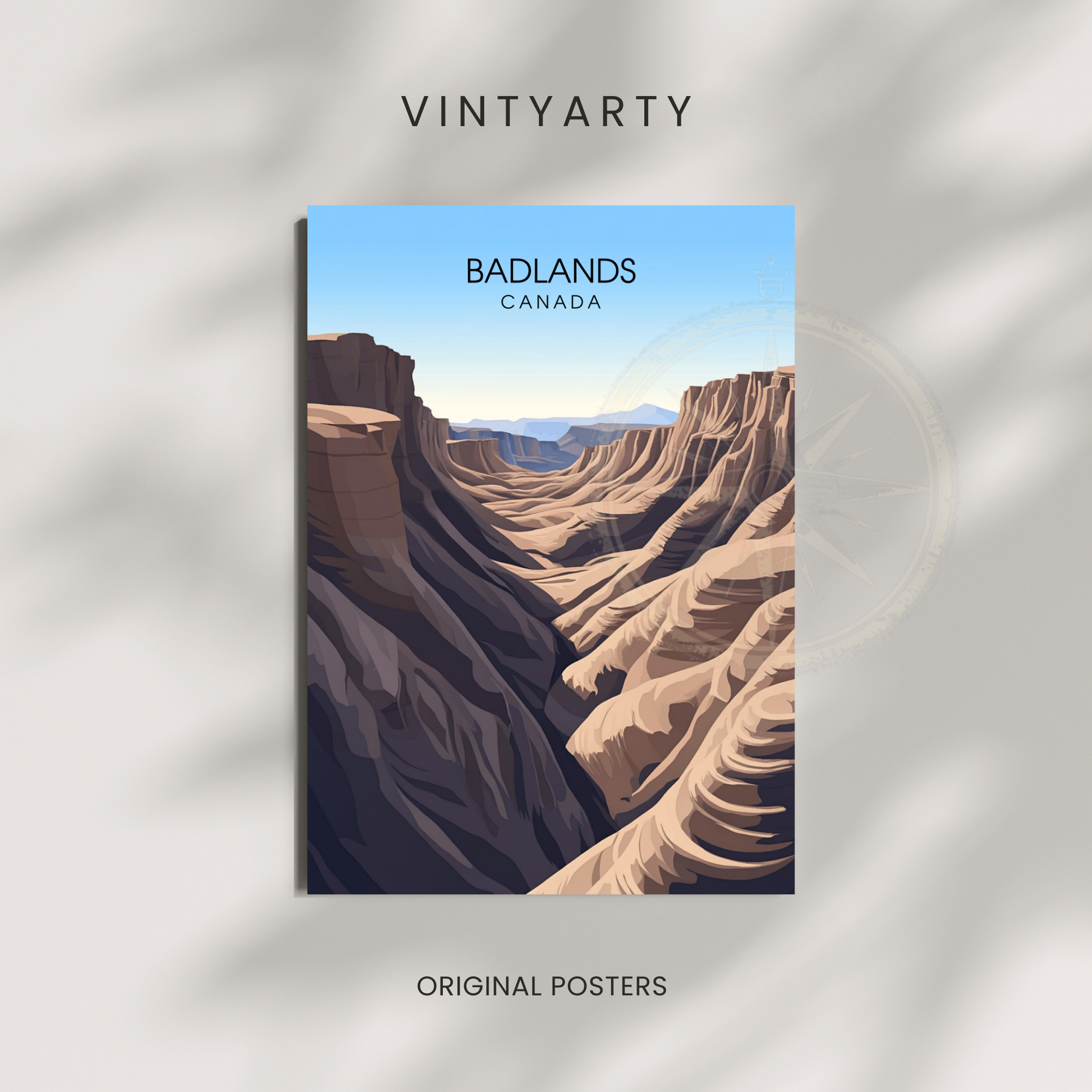 Affiche Badlands | Poster Canada | Affiche Canada