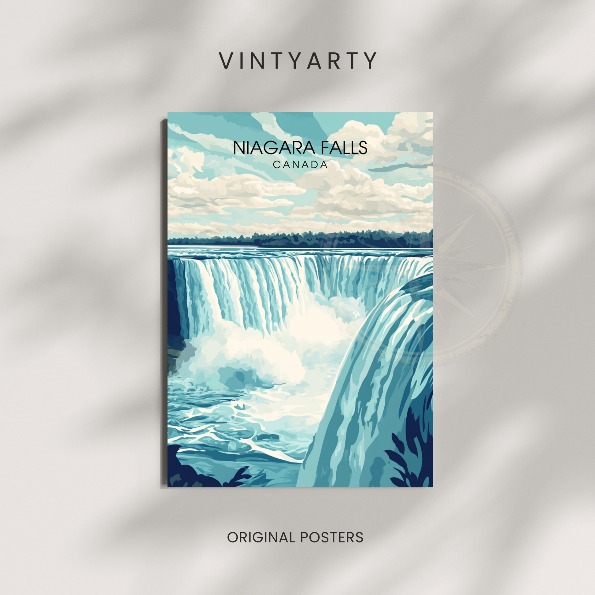 Affiche Chutes du Niagara | Poster Murale Canada | Affiche Canada