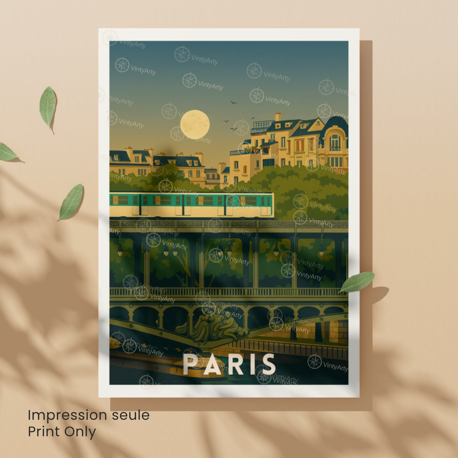 Affiche Paris | Impression Métro | Affiche France