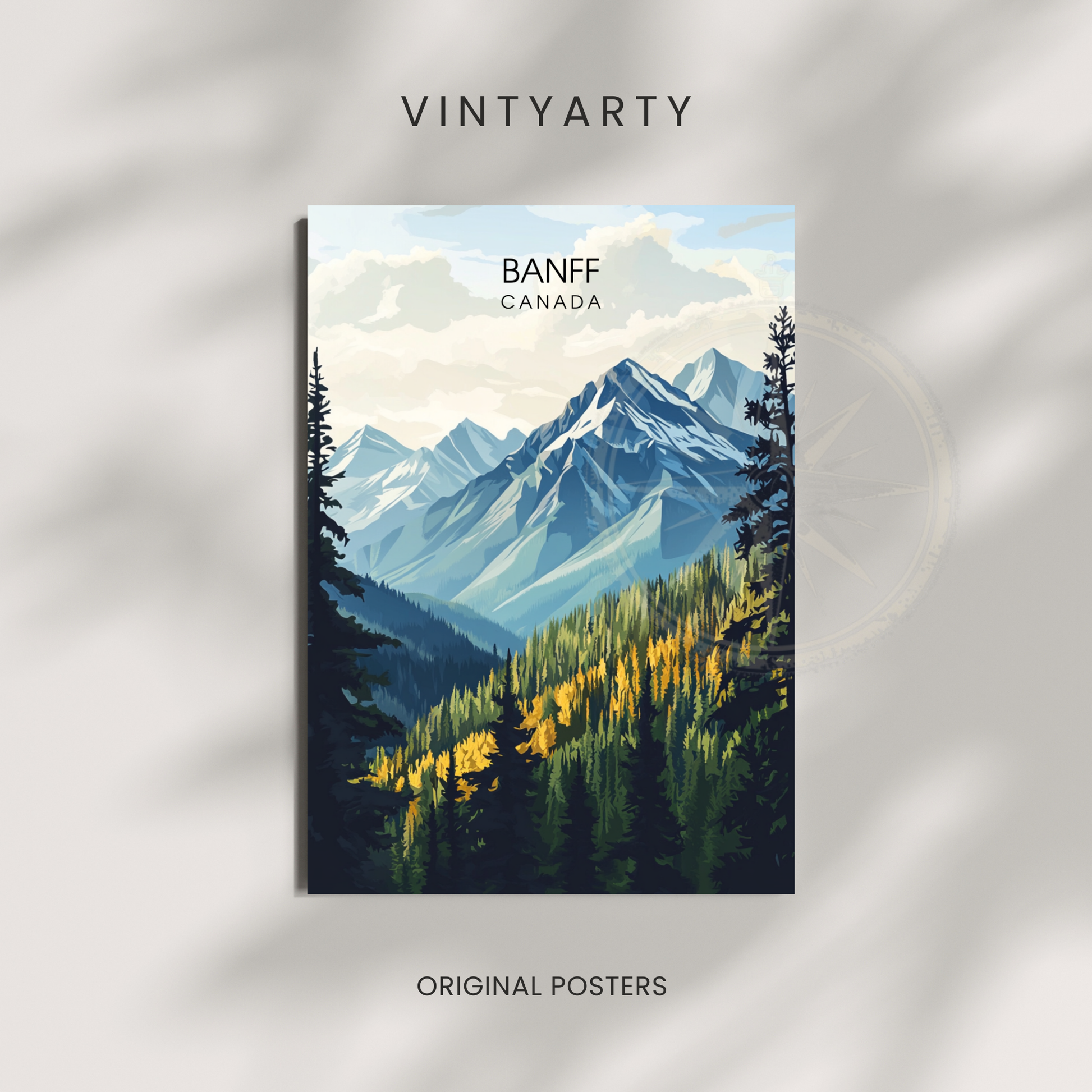 Affiche Parc national de Banff | Poster Canada | Affiche Canada