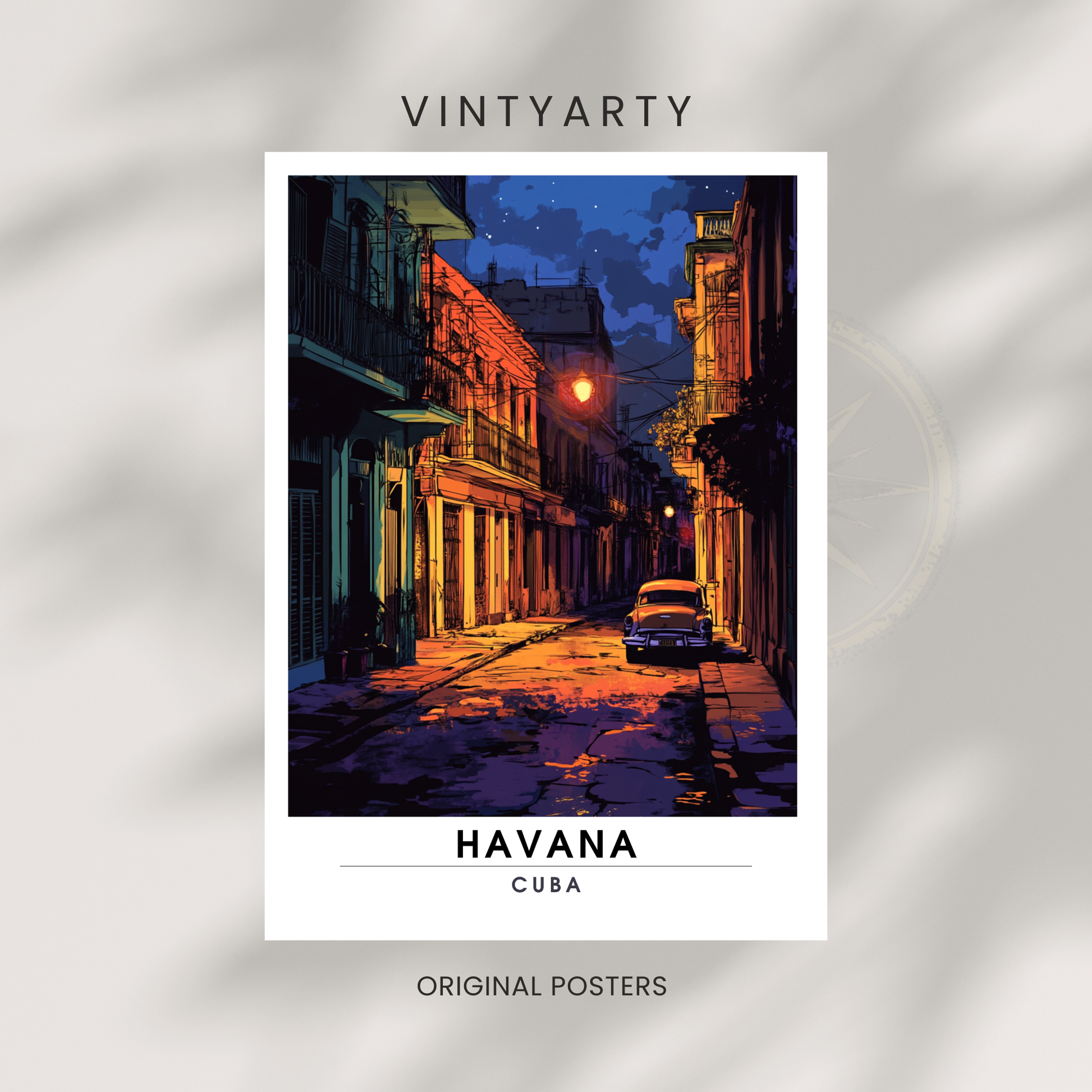 Affiche Havana | Impression Murale Cuba | Affiche Cuba