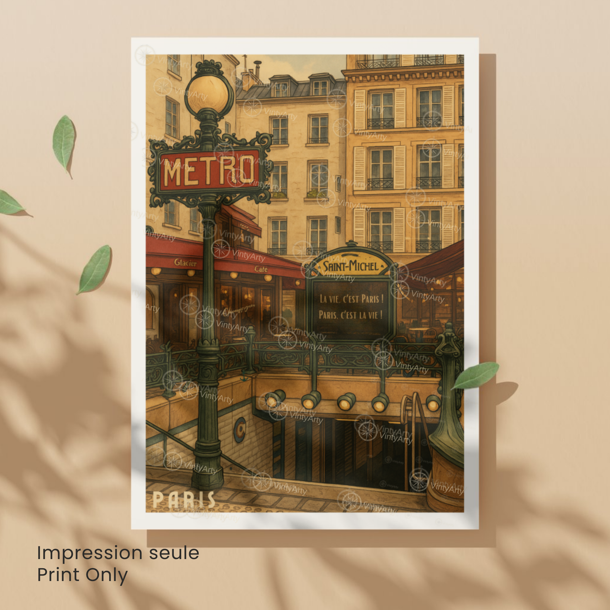 Affiche Paris | Poster Métro | Affiche France