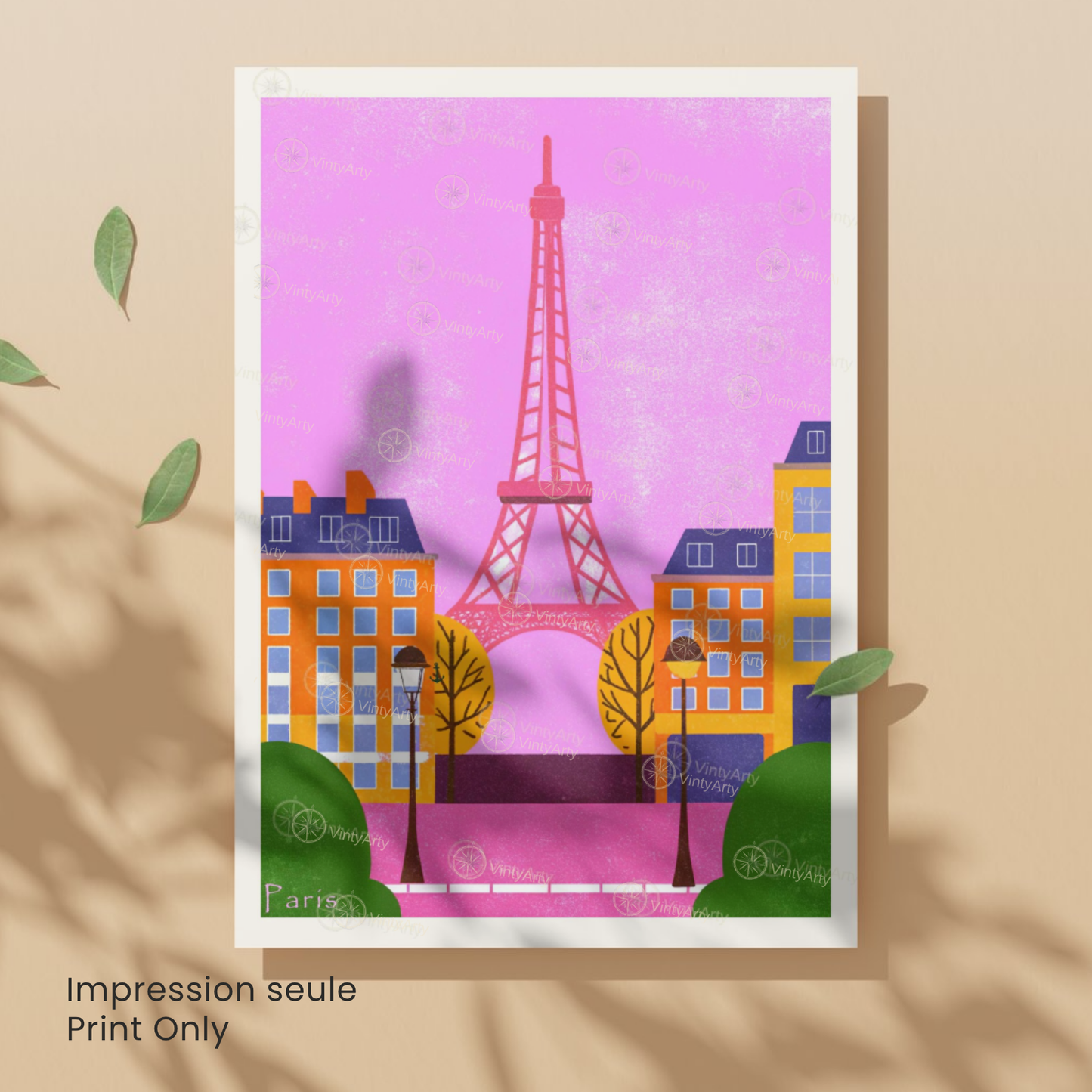Affiche Paris | Impression Tour Eiffel | Affiche France