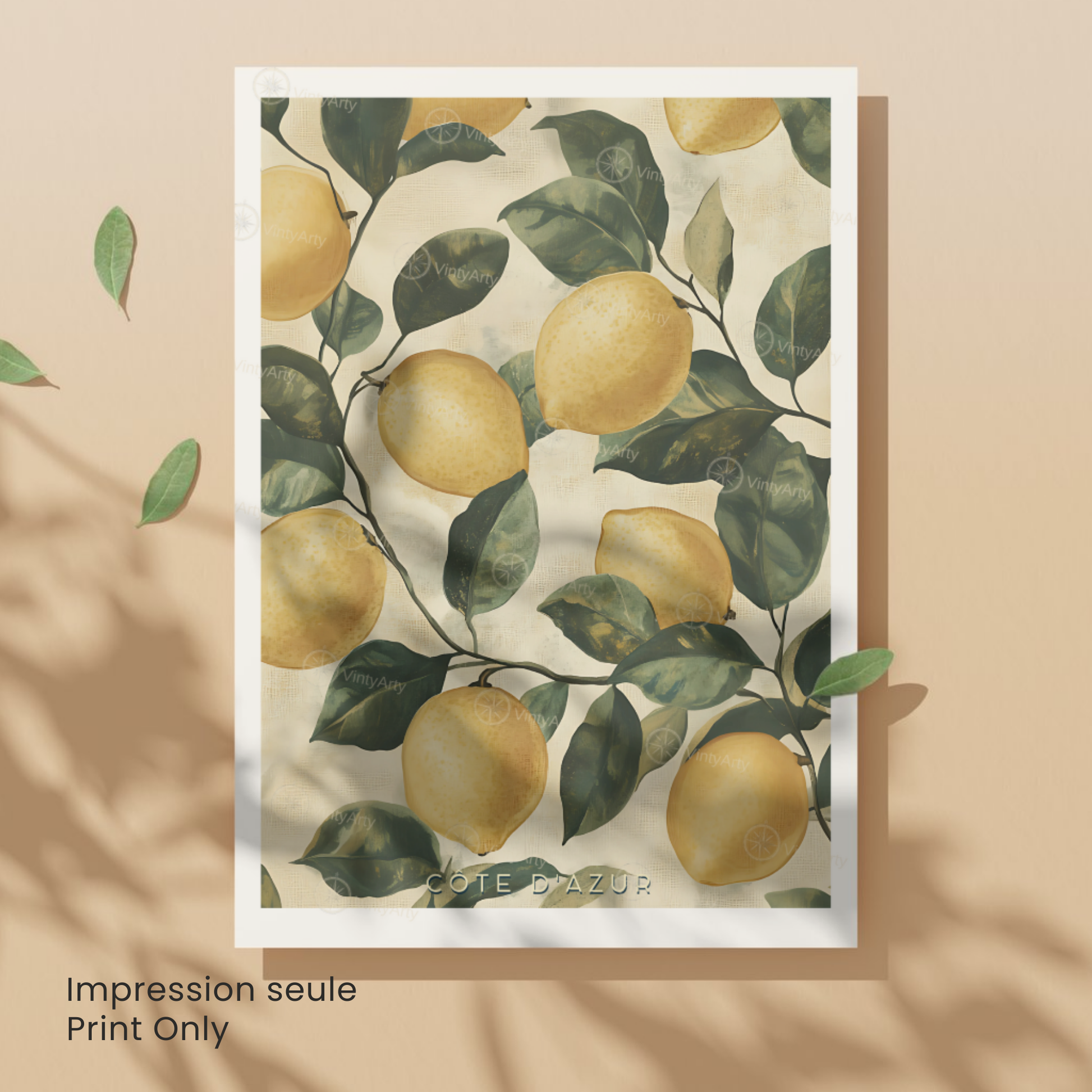 Affiche Côte d’Azur | Impression murale Côte d’Azur | Affiche France